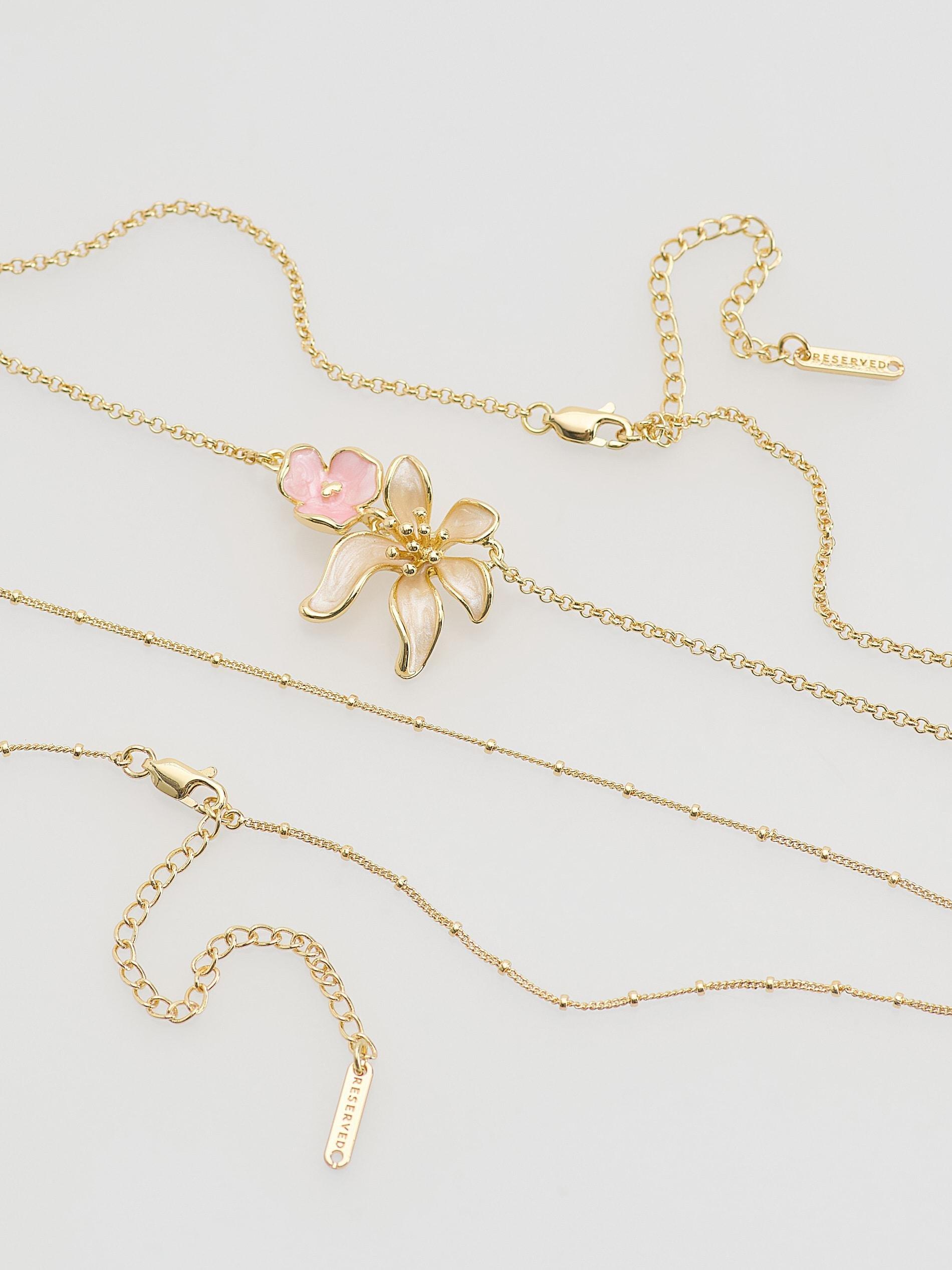 Multicolour Necklace With Pendant, Multicolor, large image number 1