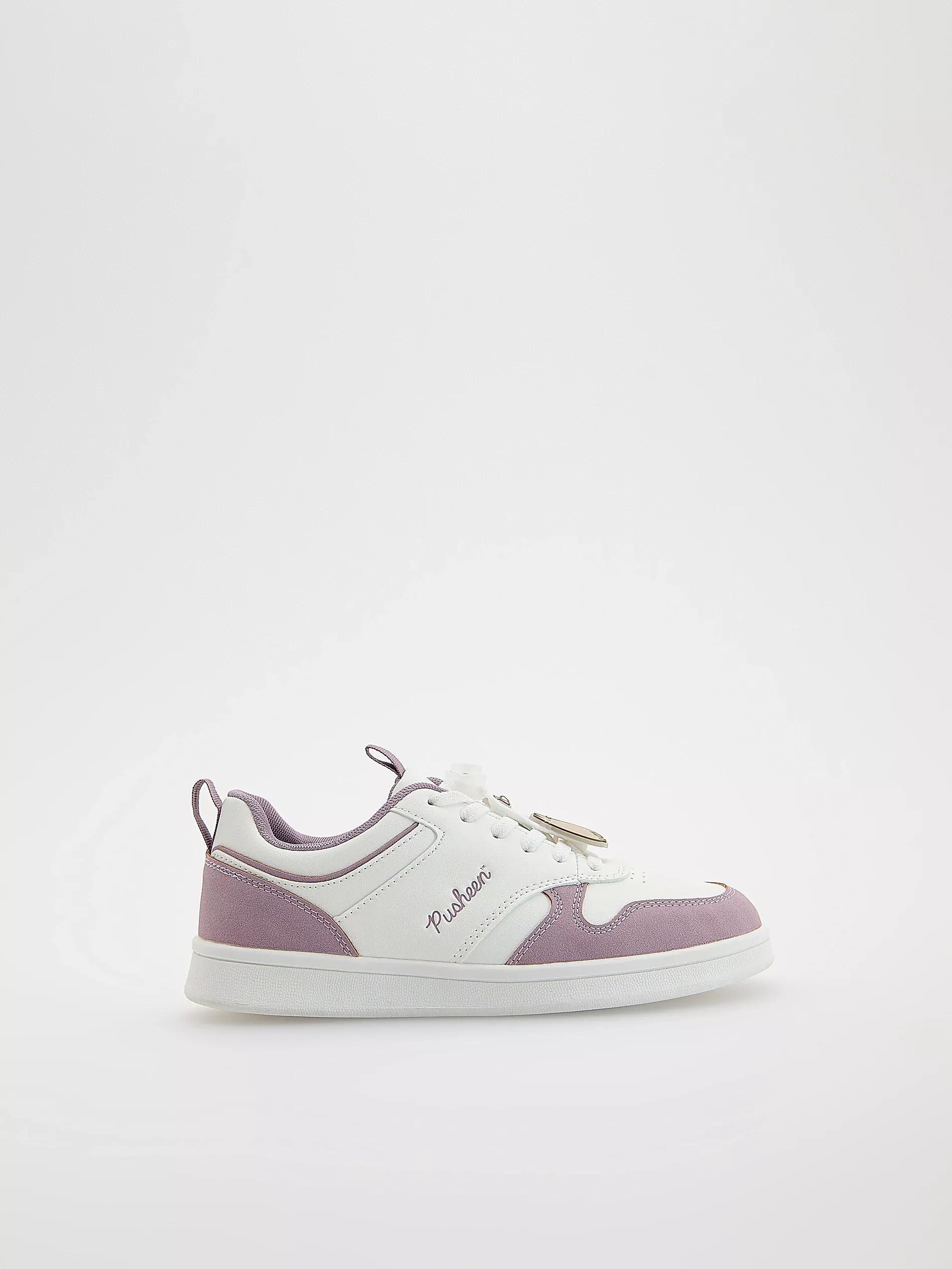 WHITE Pusheen faux leather sneakers, , large image number 3