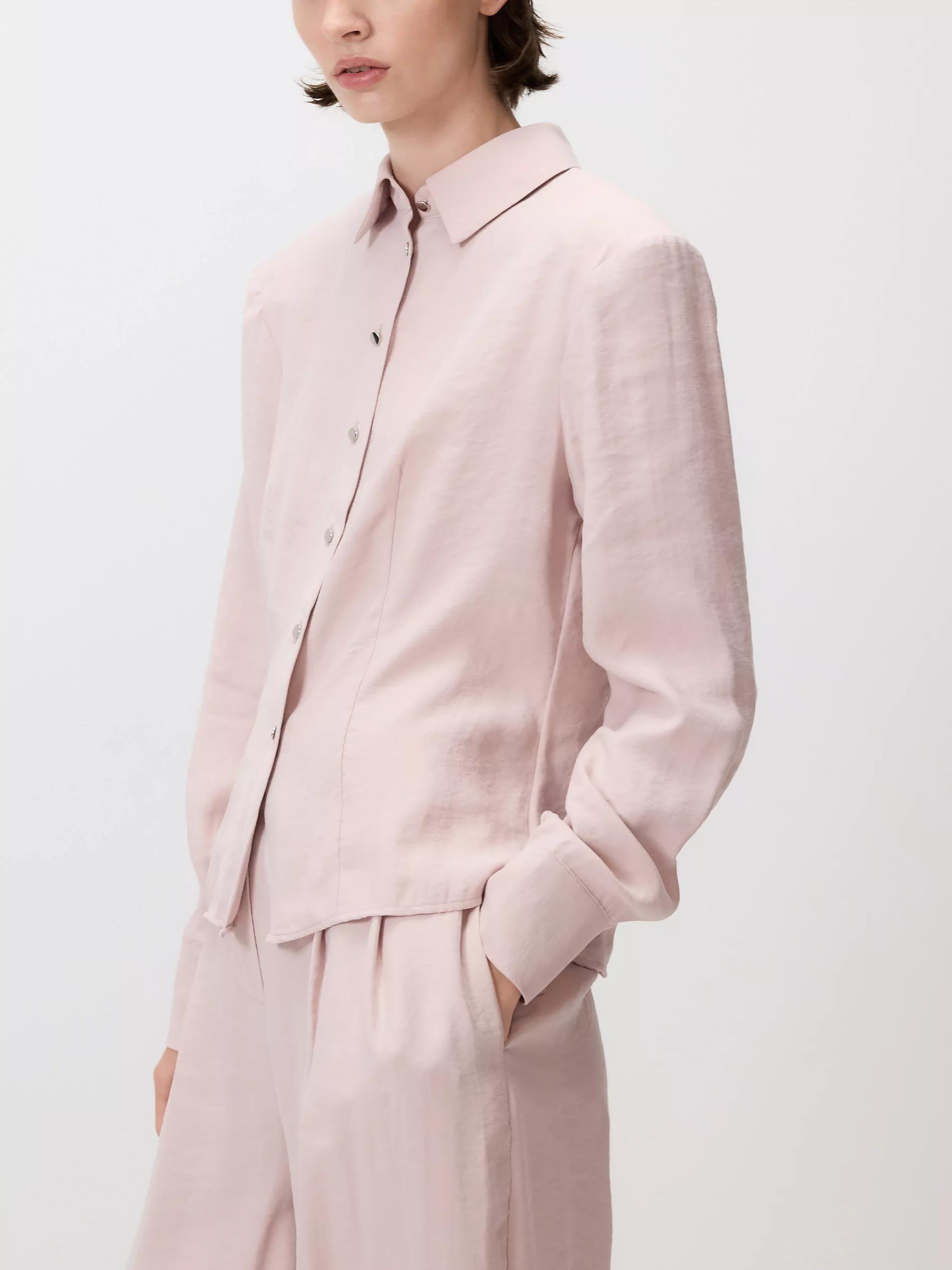 Pink Modal Rich Shirt, Pink, medium