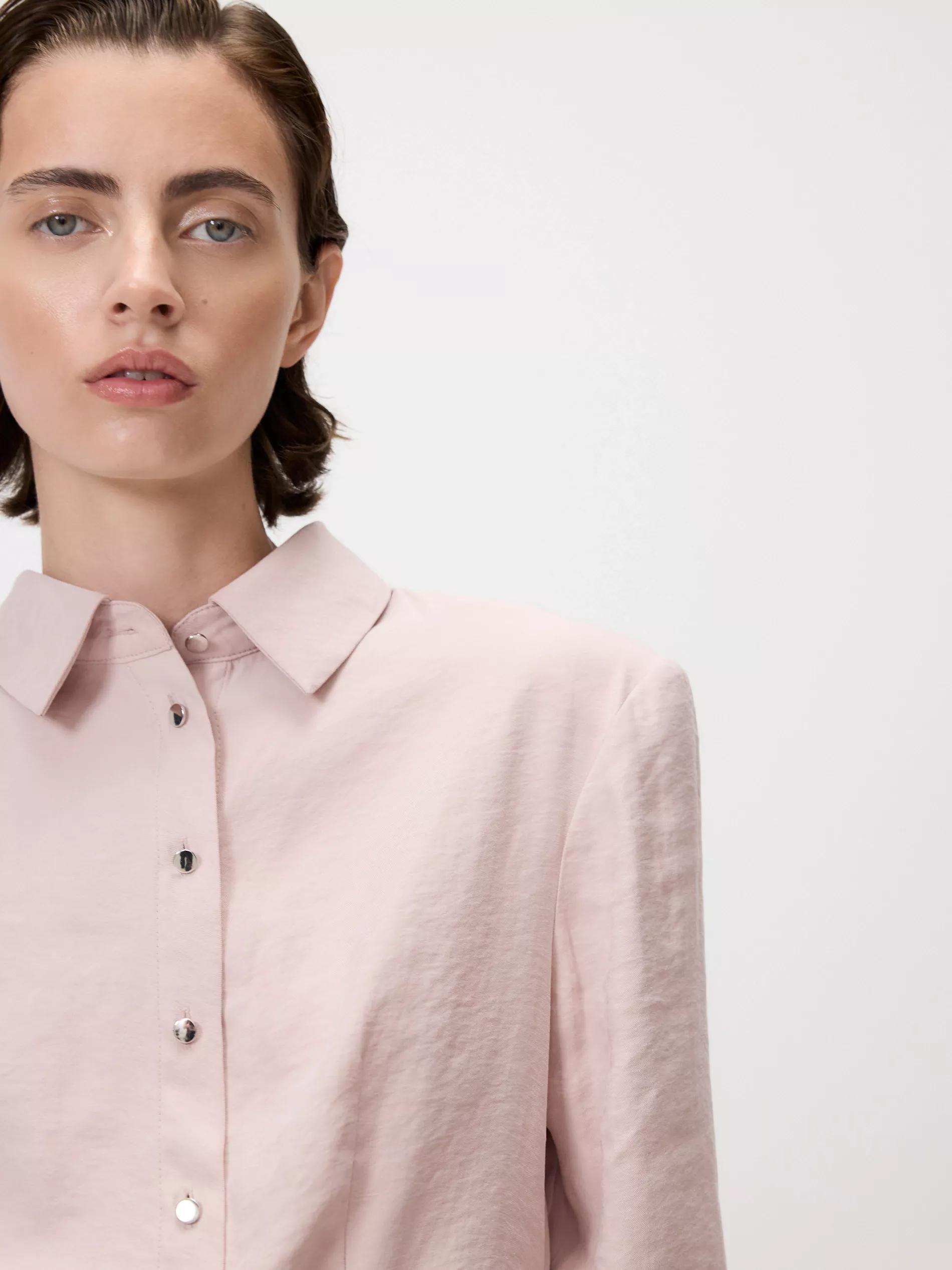 Pink Modal Rich Shirt, Pink, medium