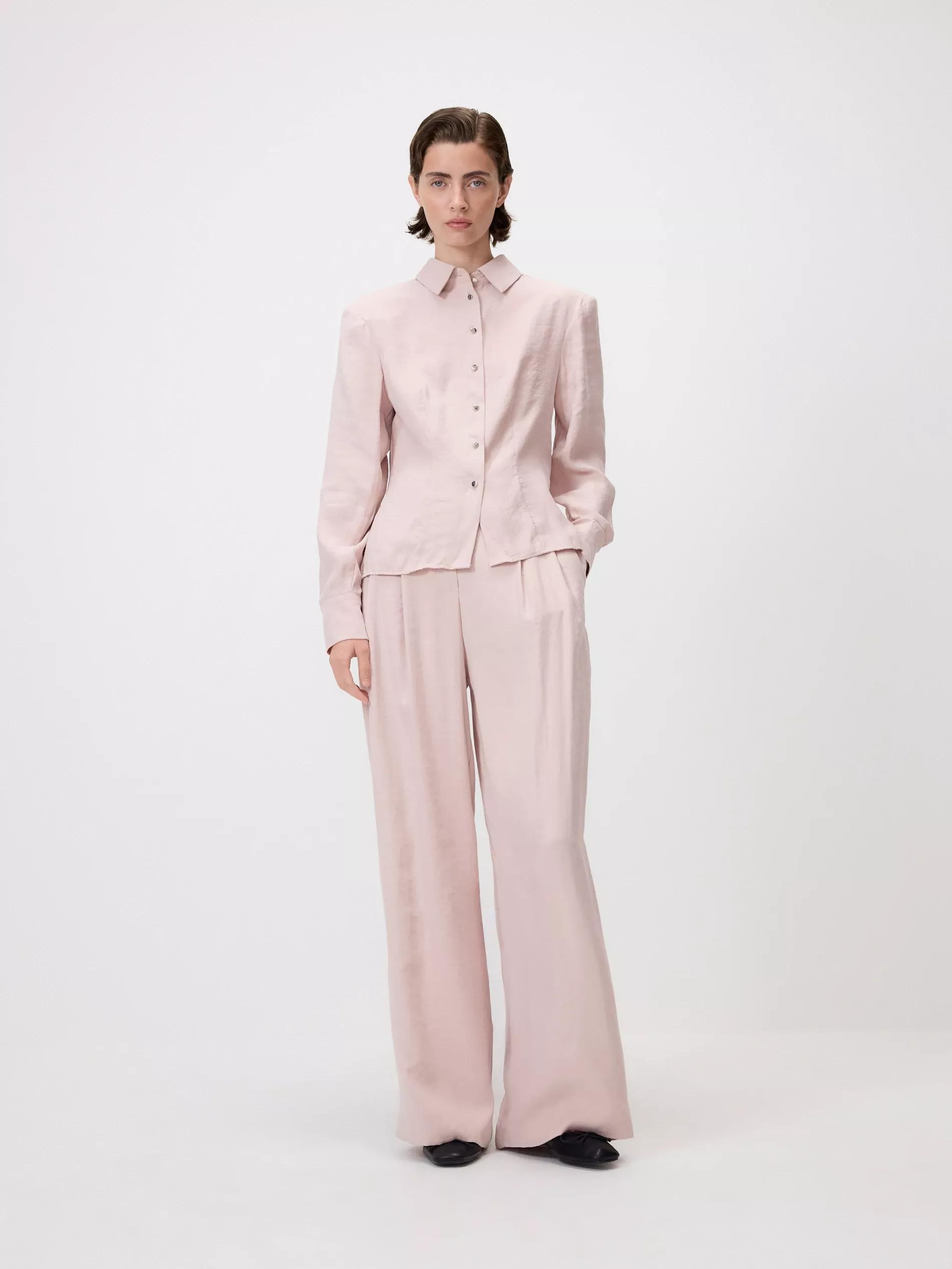 Pink Modal Rich Shirt, Pink, medium