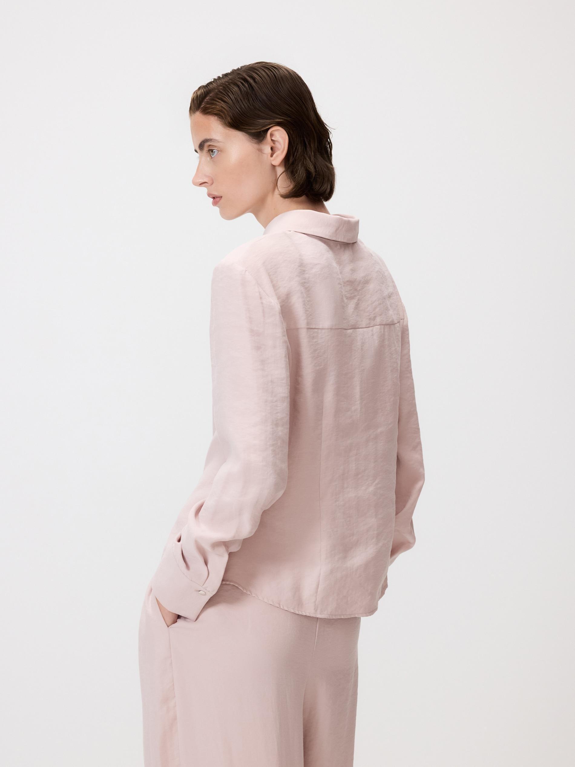 Pink Modal Rich Shirt, Pink, large image number 3