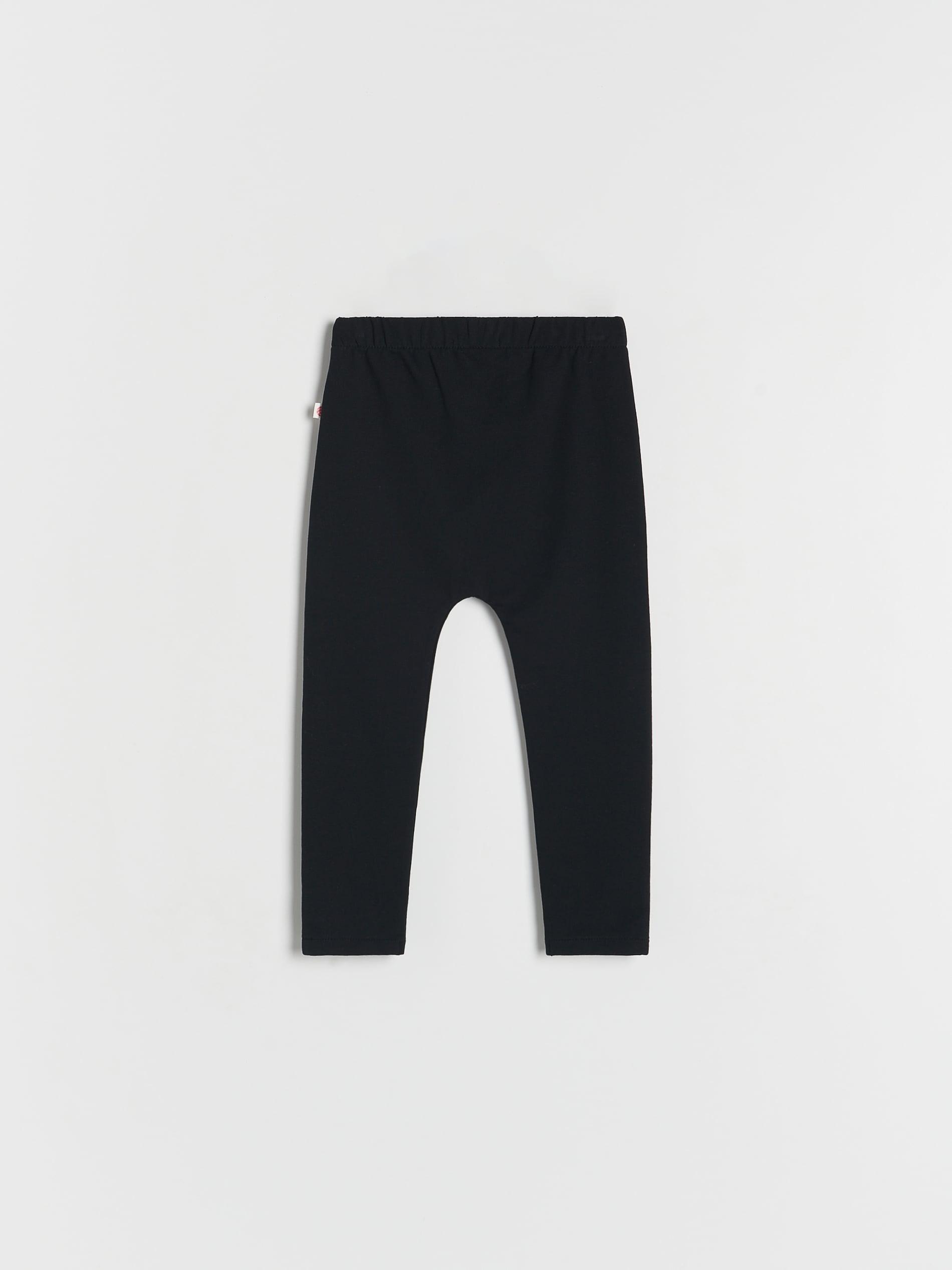 Black Jersey Leggings, Kids Boys, , large image number 4