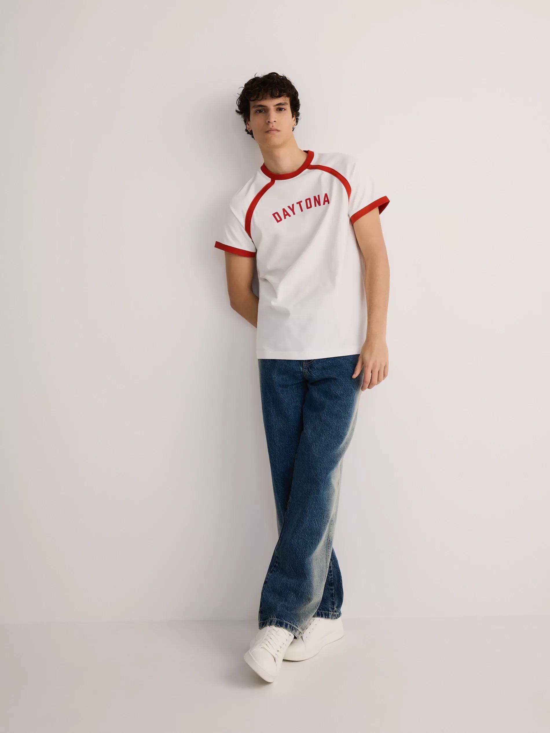 Red Regular Fit Printed T-Shirt, , large image number 1