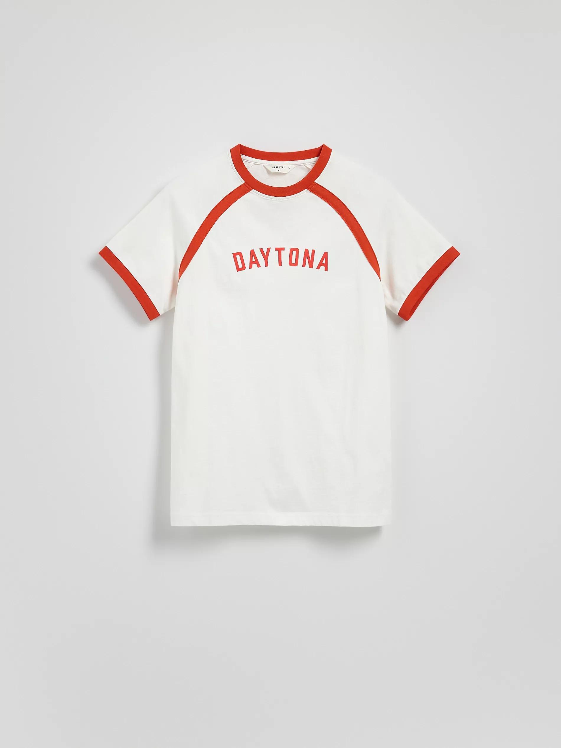 Red Regular Fit Printed T-Shirt, , large image number 4
