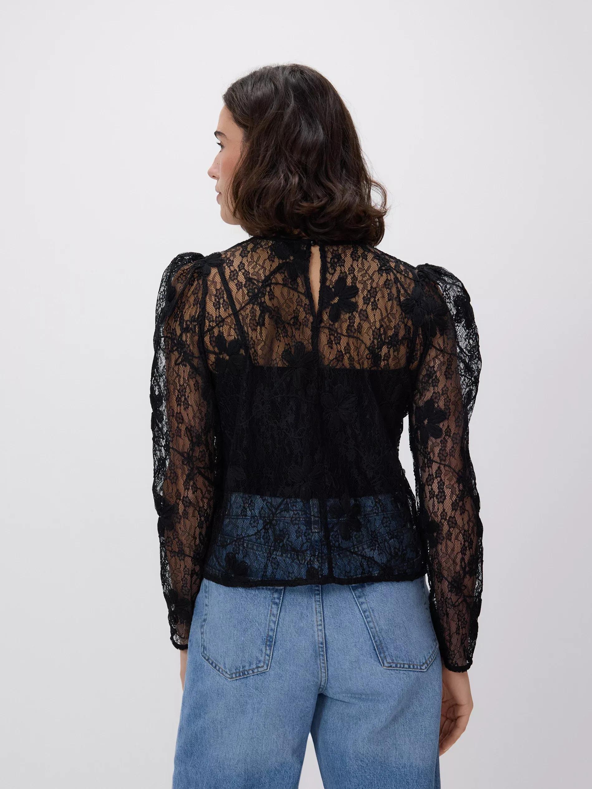 Black Blouse, Black, large image number 1