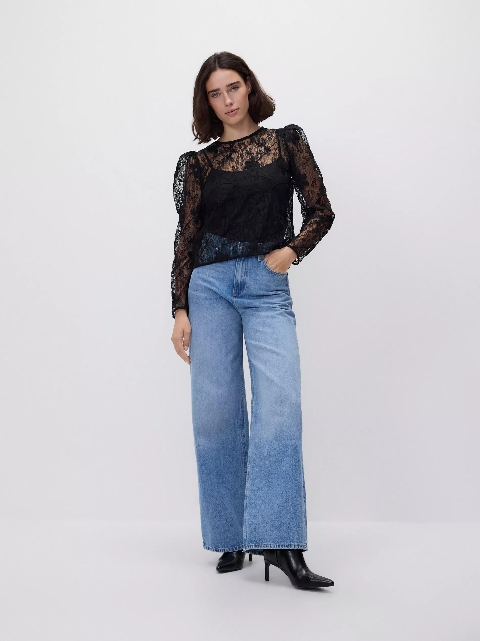 Black Blouse, Black, large image number 2