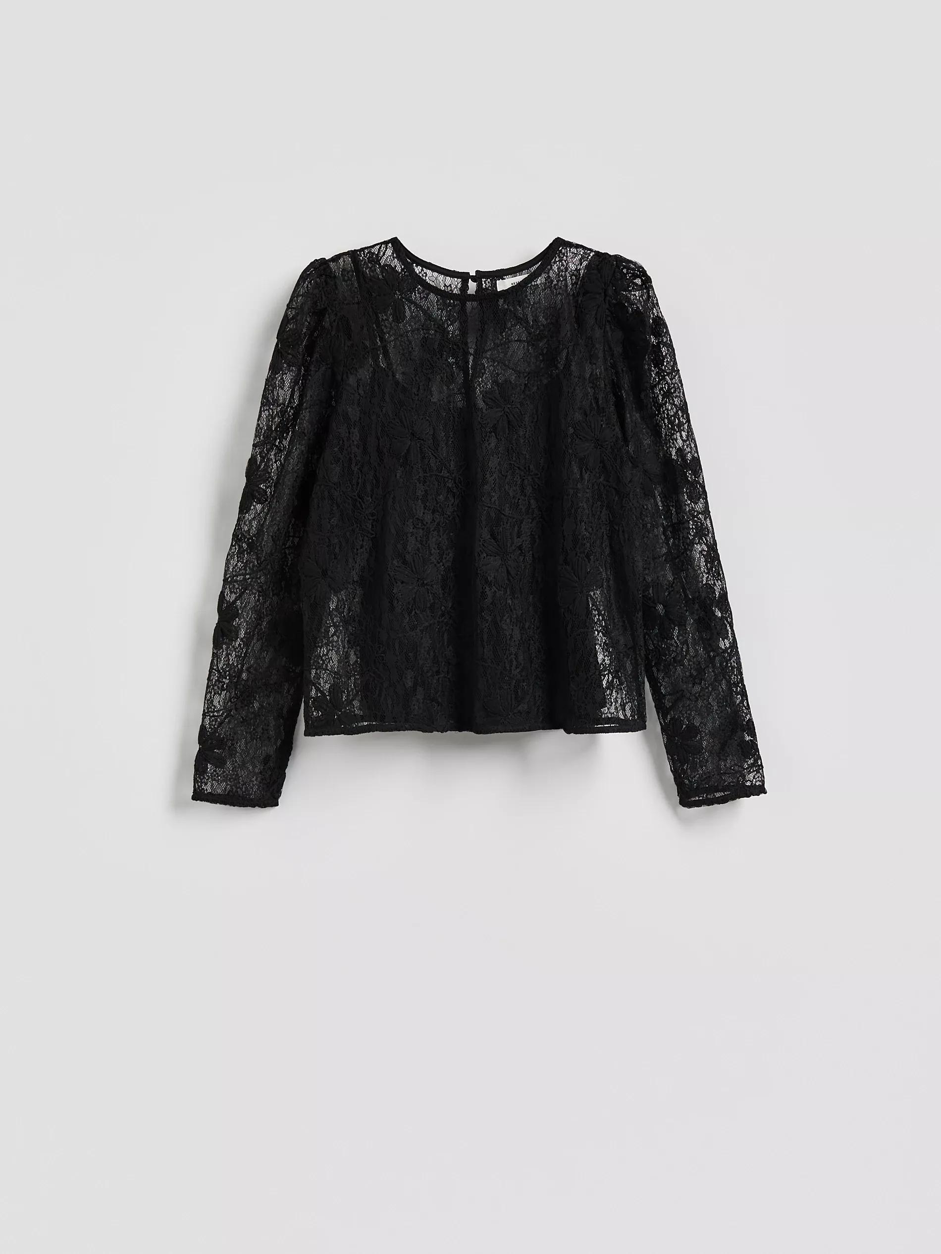 Black Blouse, Black, large image number 3