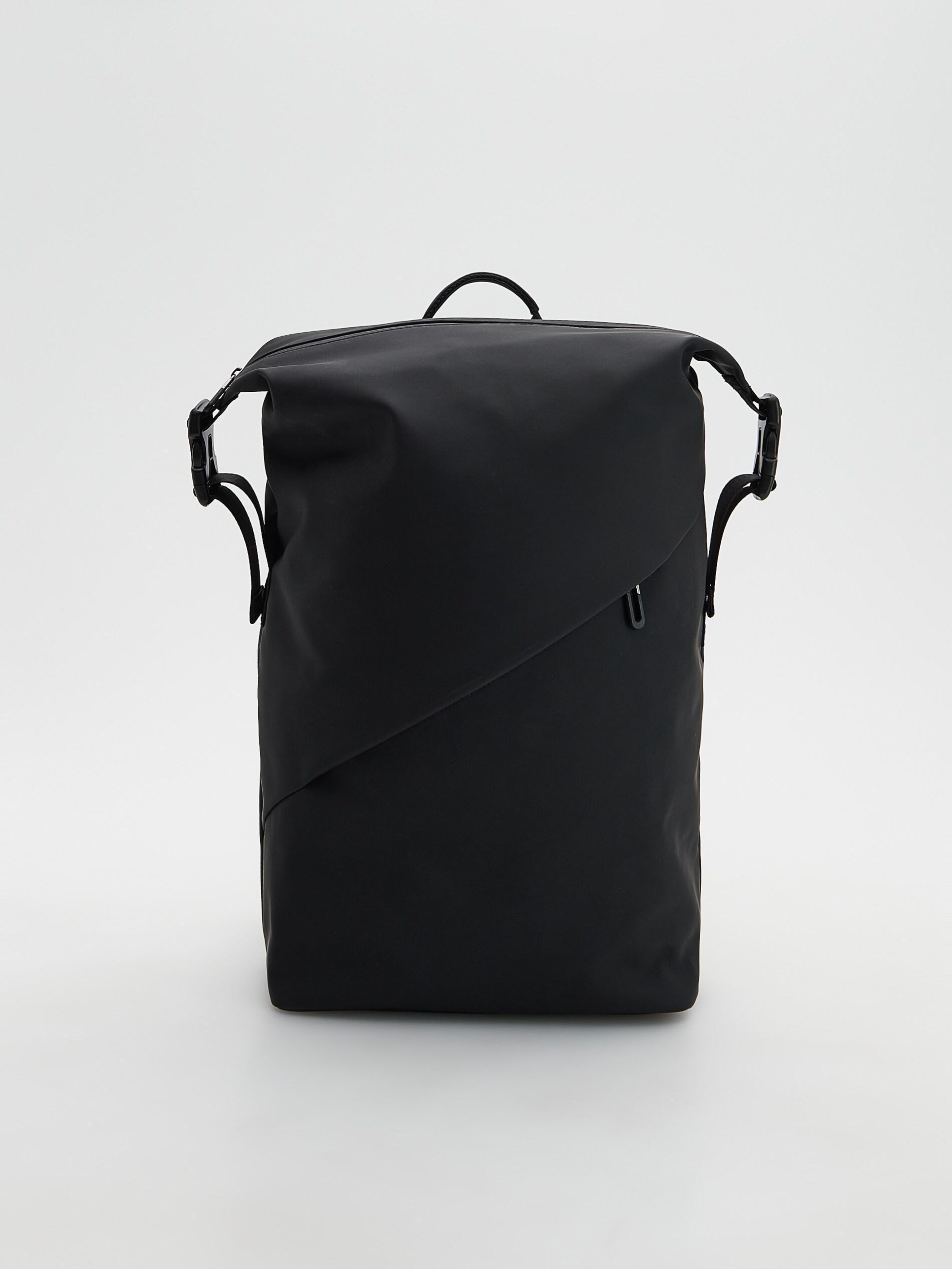 Black Large Capacity Backpack With Pockets, , large image number 0