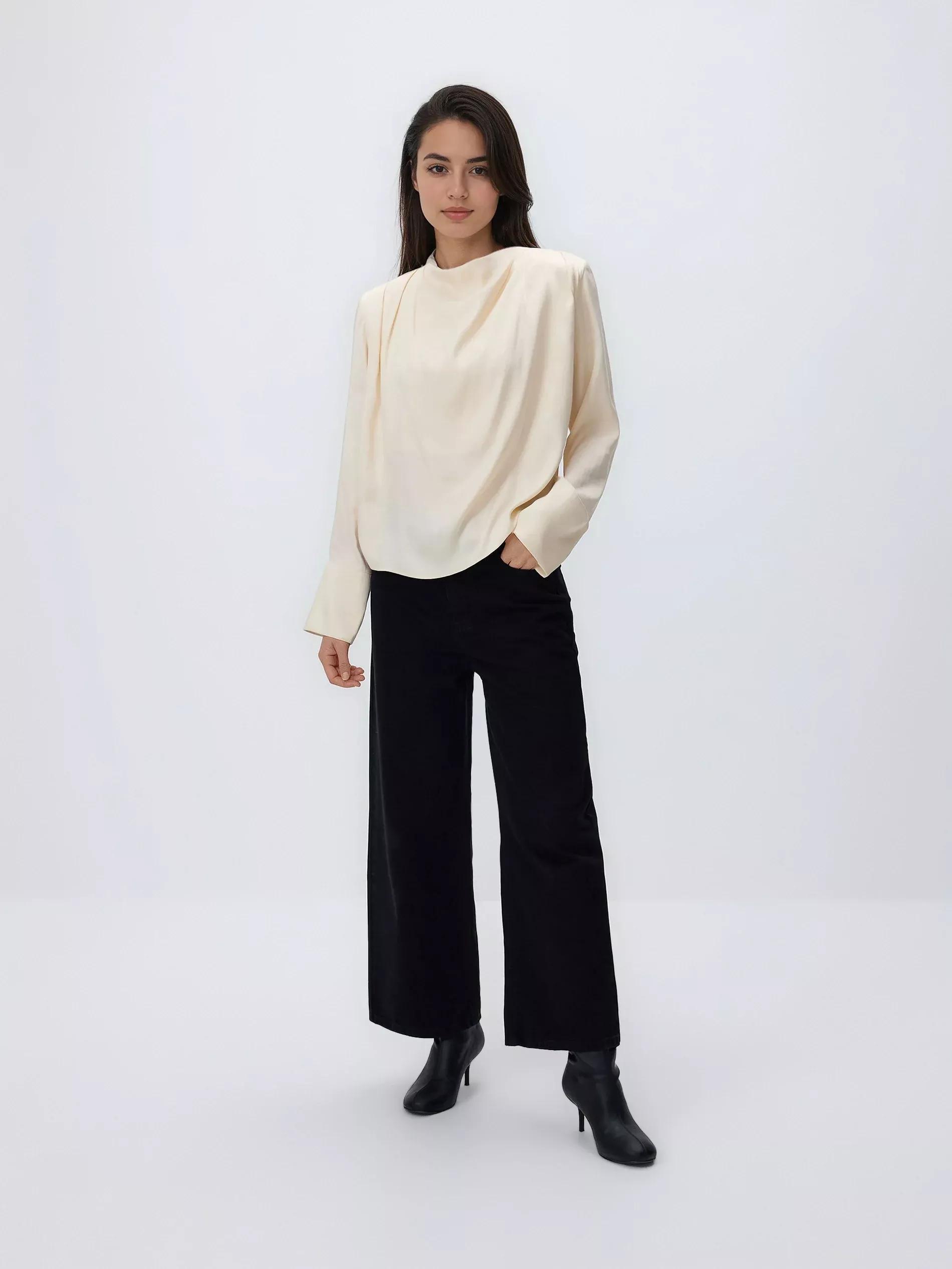 Beige Blouse, Ivory, large image number 2