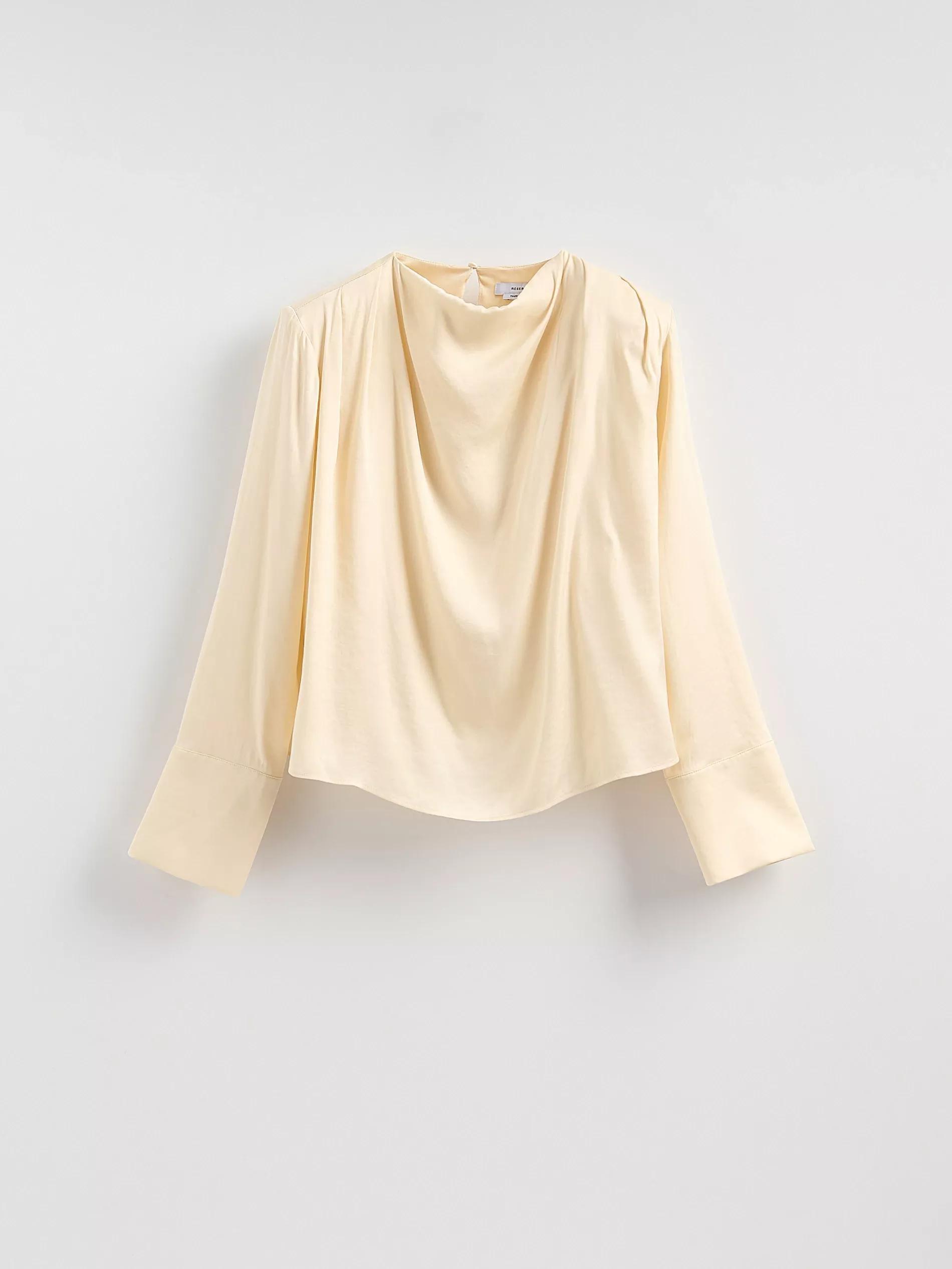 Beige Blouse, Ivory, large image number 4