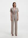Reserved - Beige Jumpsuit With Collar