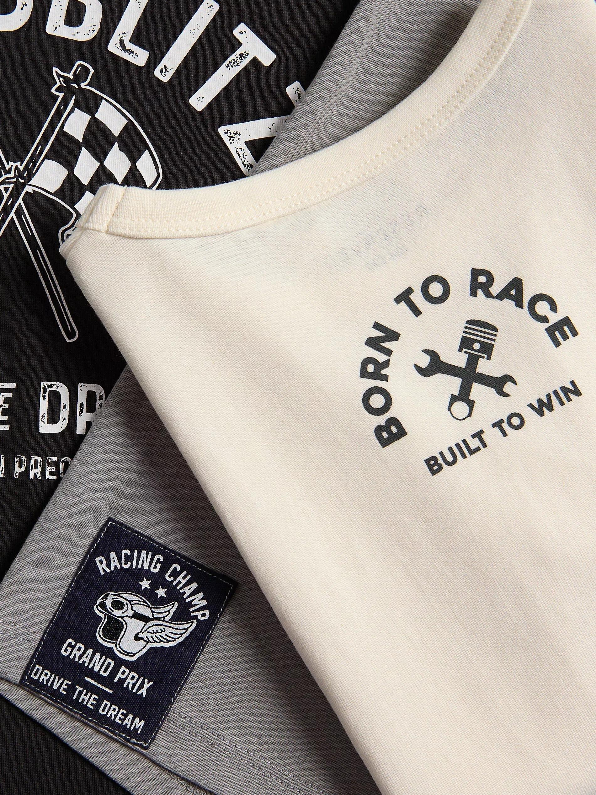 BLACK Cotton longsleeve 3 pack, Black, medium