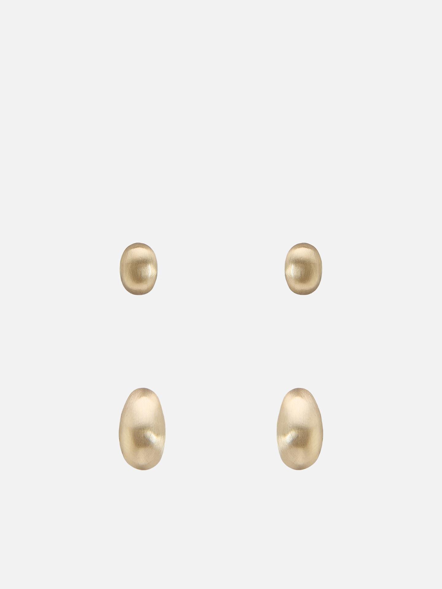 Grey Earring Set 2-Pack, Light grey, large image number 1