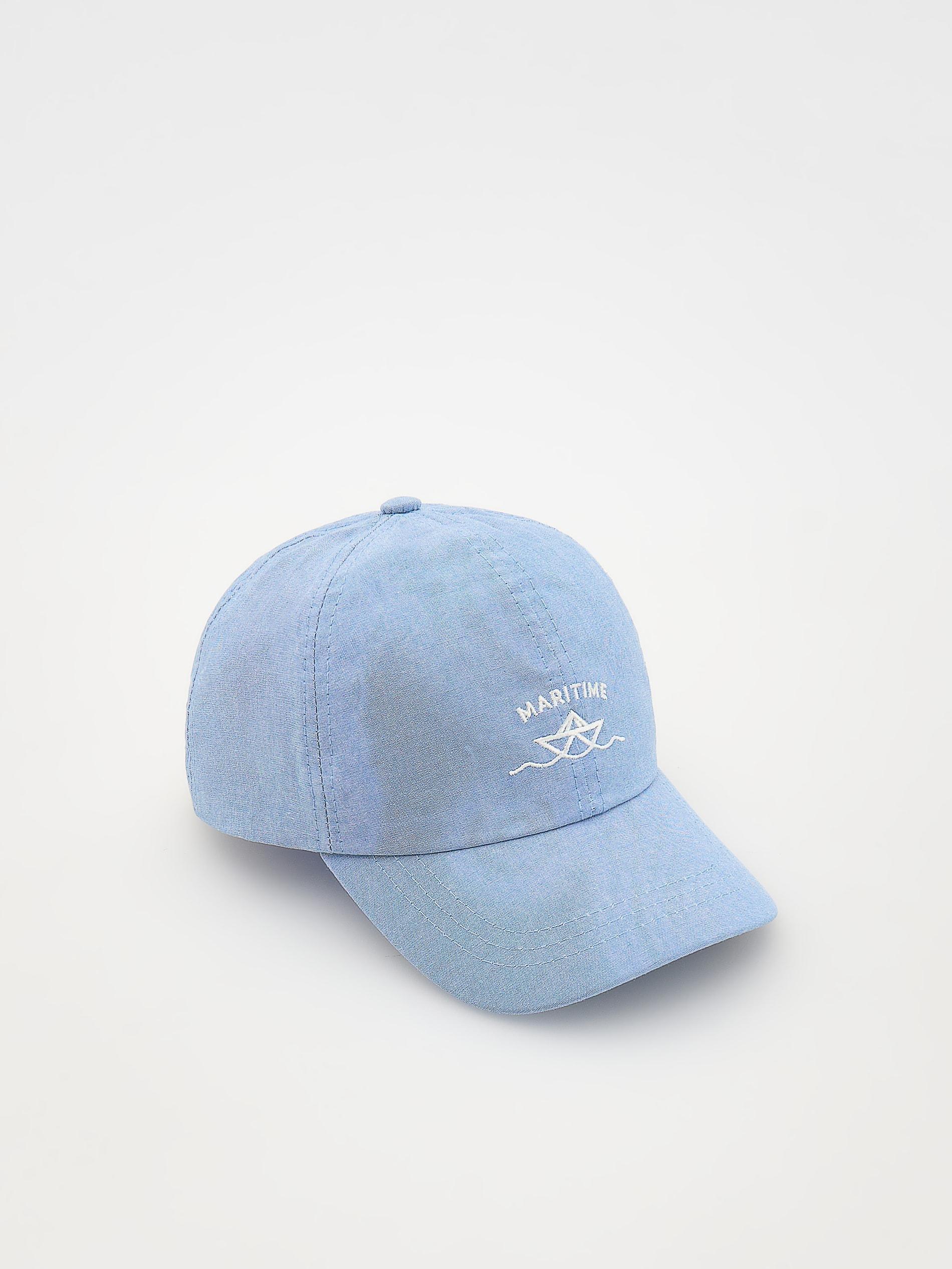 Blue Baseball Cotton Cap, , large image number 1