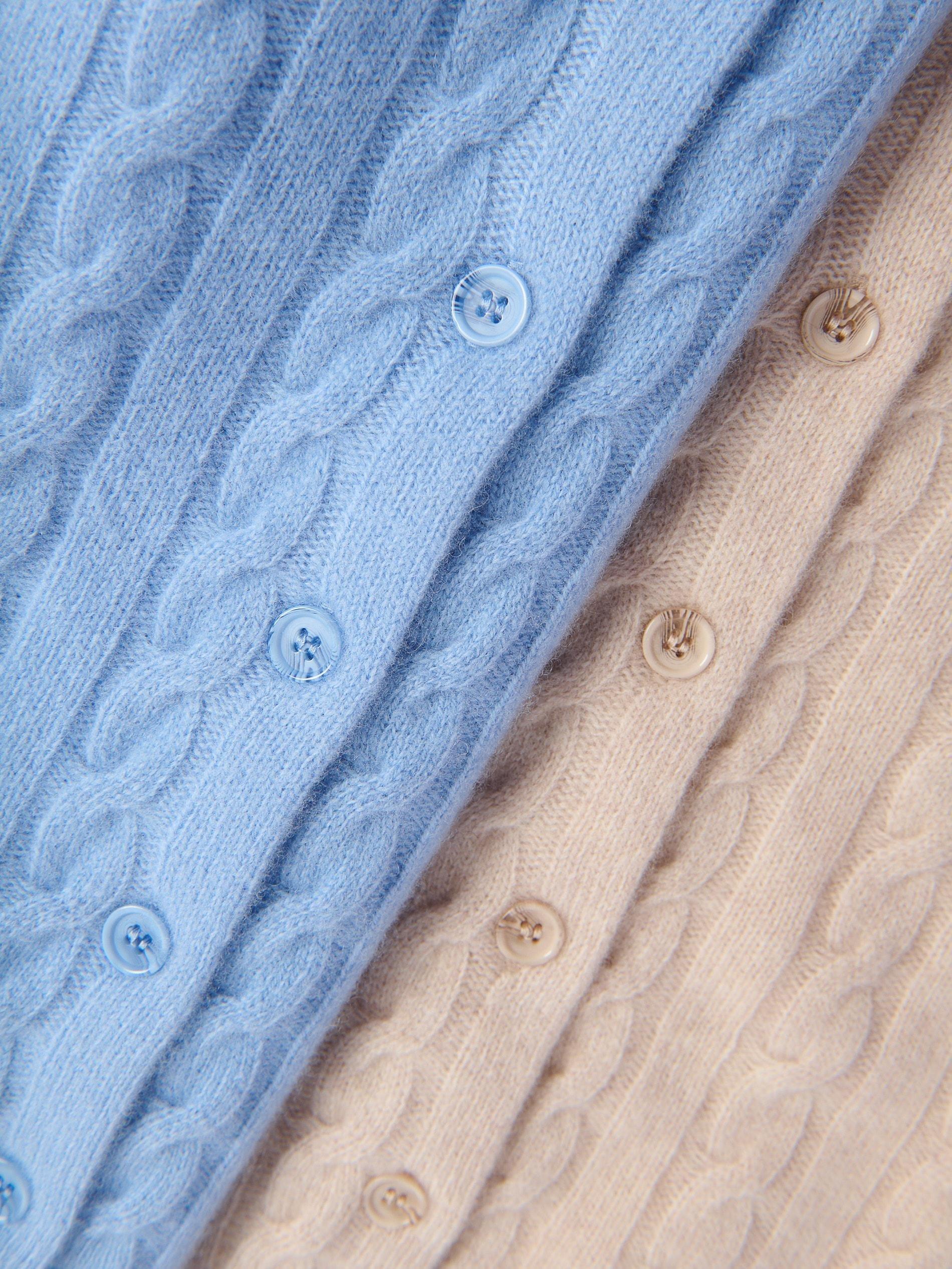 Beige Wool Cardigan, Beige, large image number 5