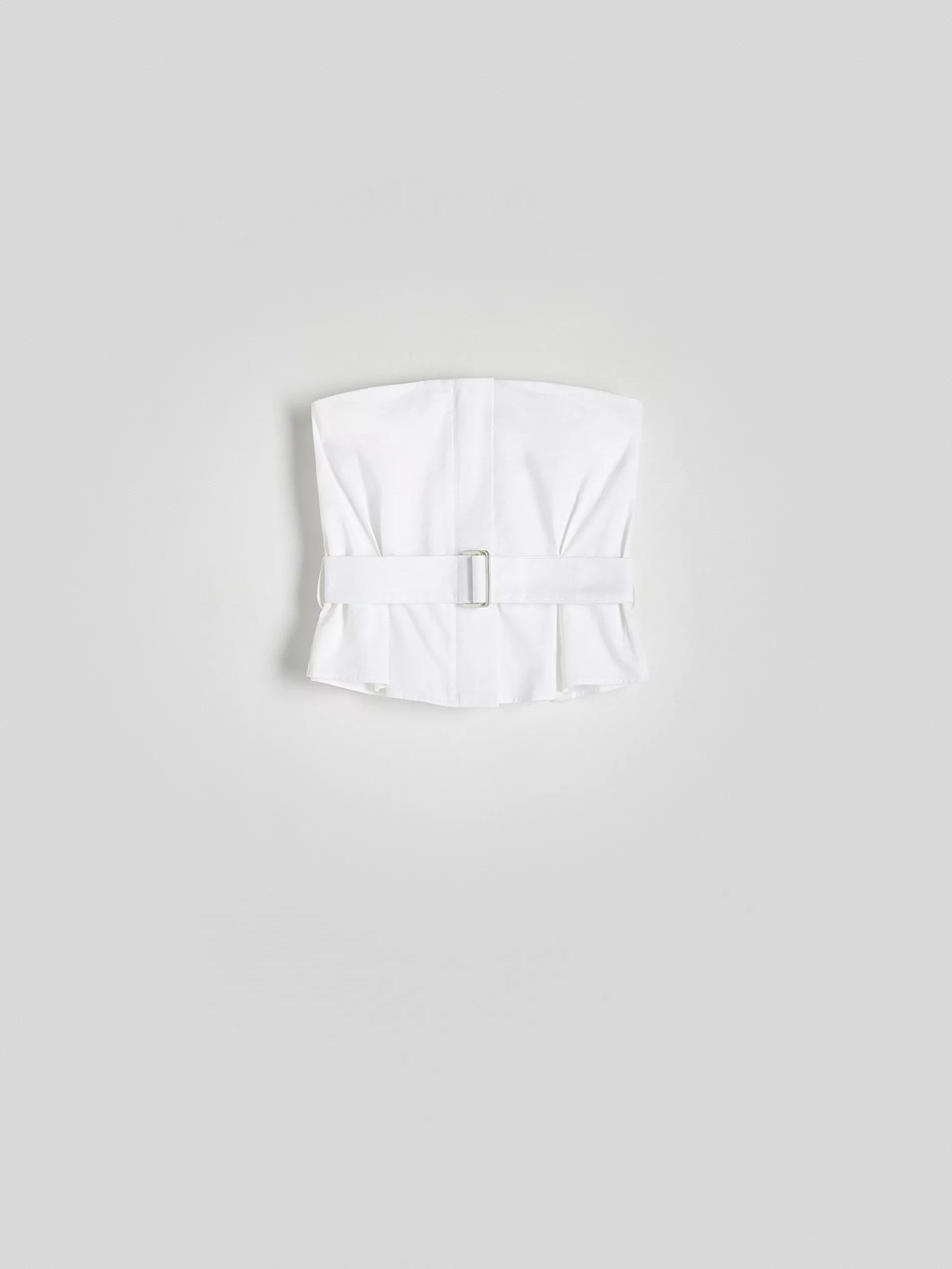 White Top With Belt, , large image number 4