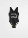 Reserved - Black One Piece Swimsuit, Kids