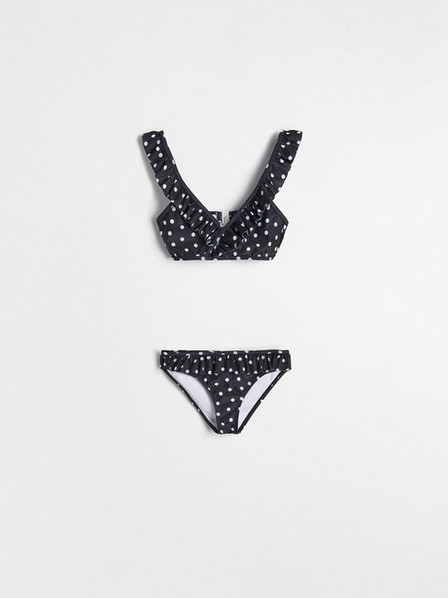 Reserved - Polka Dot Swimsuit In Two Parts, Kids Girls