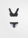 Reserved - Polka Dot Swimsuit In Two Parts, Kids Girls