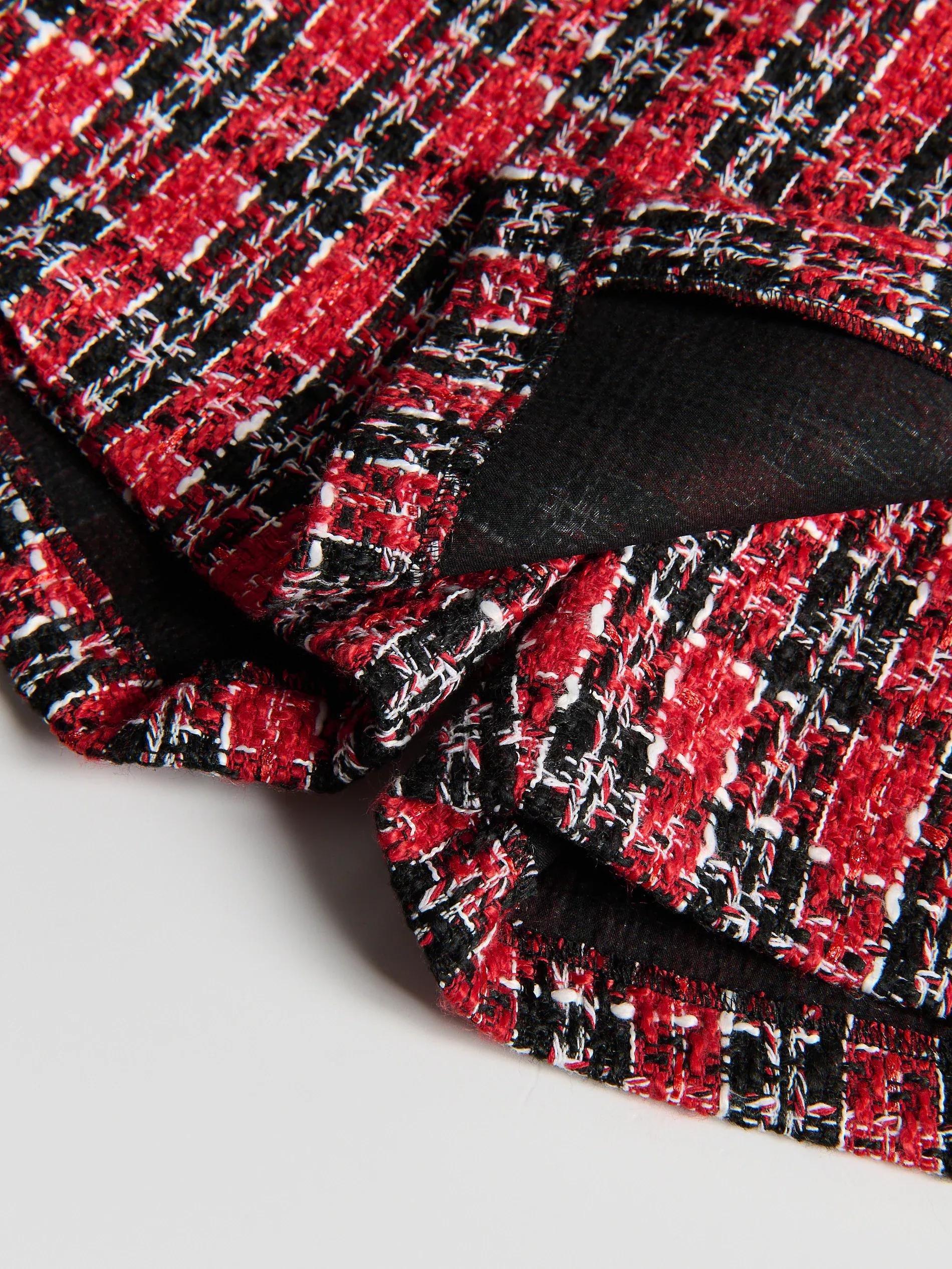 Red Tweed Shorts, Red, large image number 3