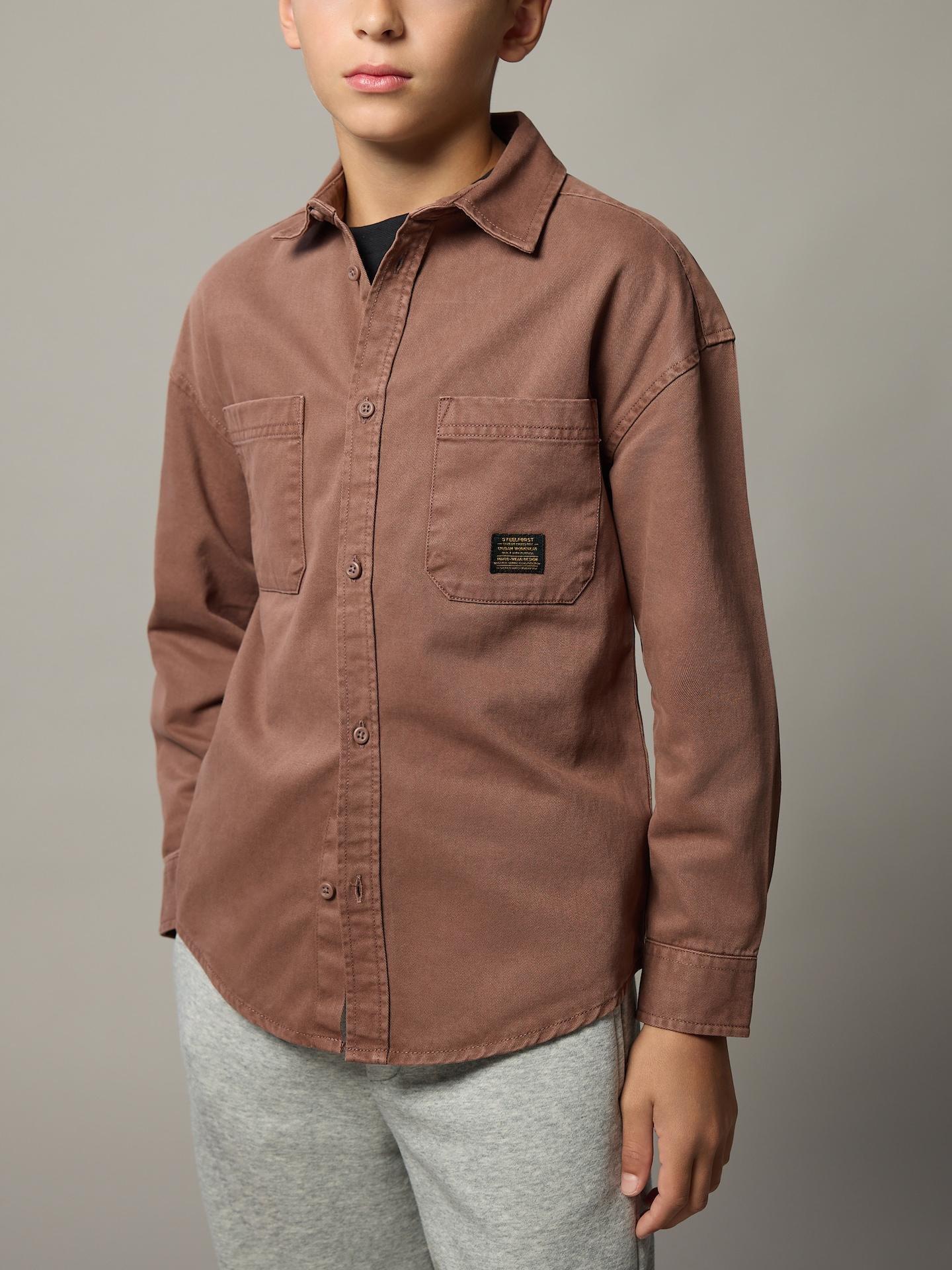 Beige Cotton Shirt, Beige, large image number 4