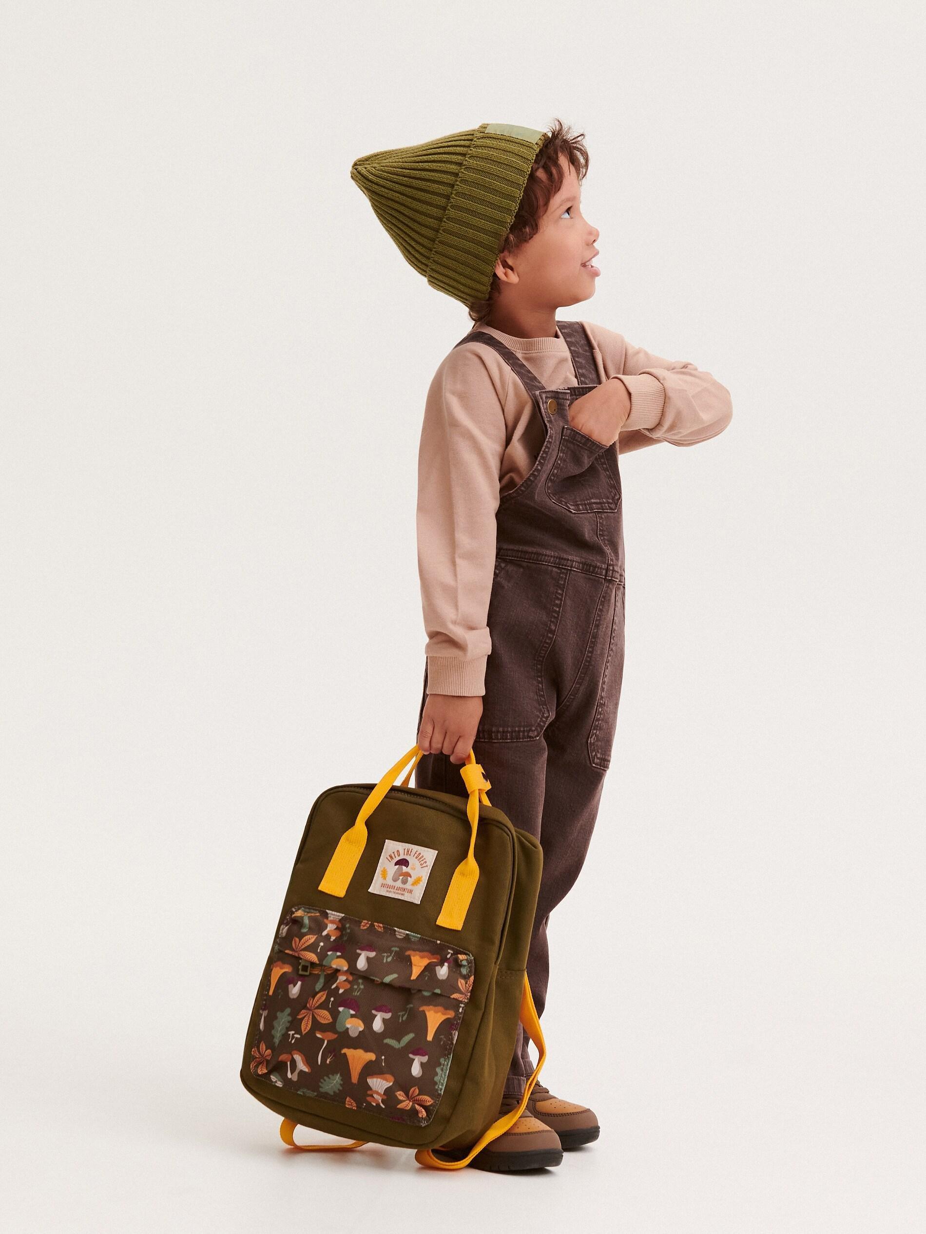 Brown Wash Effect Dungarees, , large image number 1