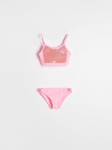 Reserved - Pink Swimming Suit With An Application