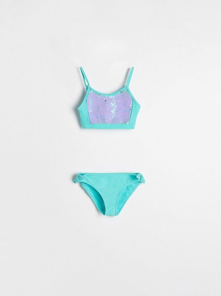 Reserved - Blue Swimming Suit With An Application