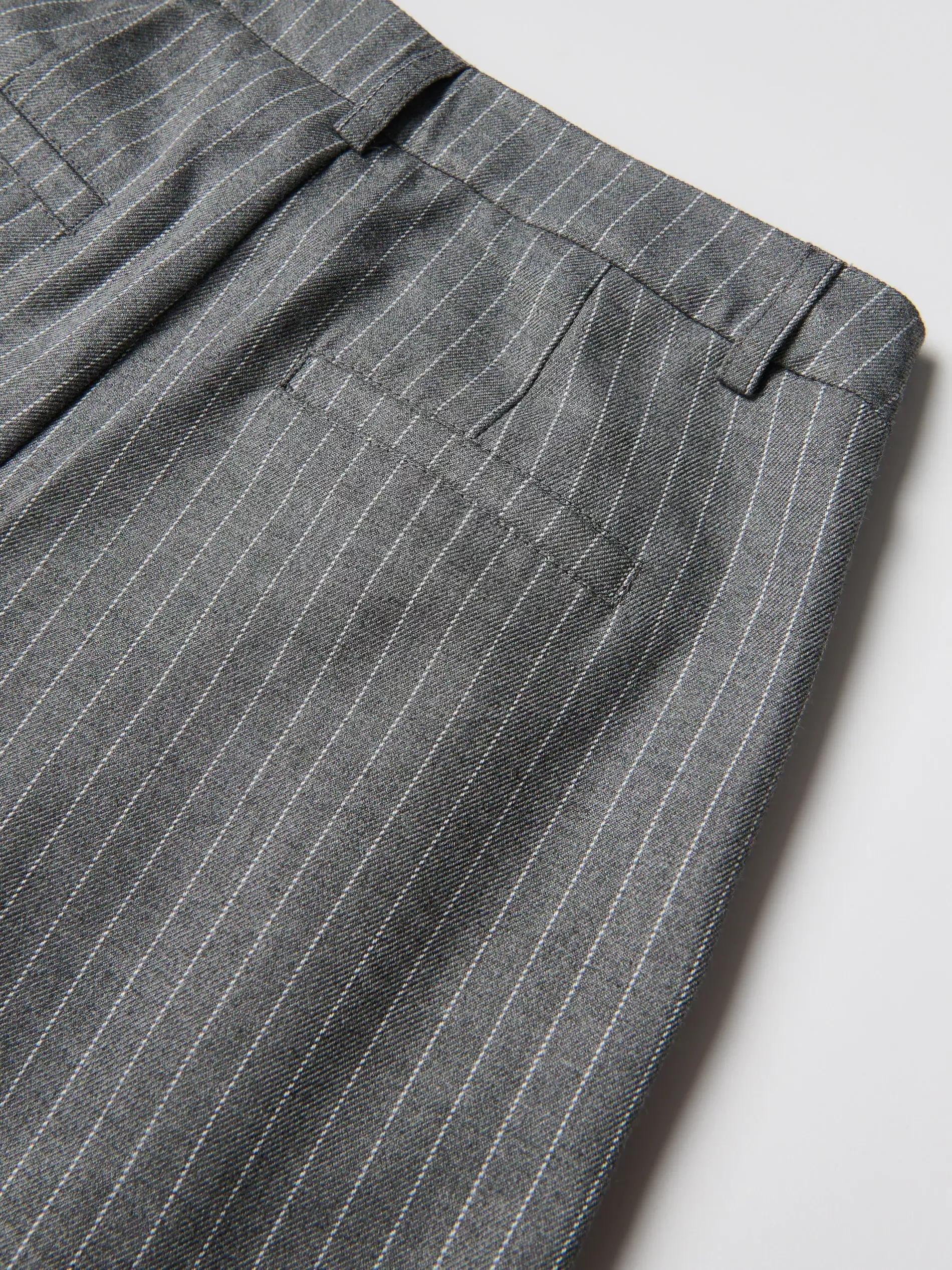 GIRLS` TROU SERS & CHAIN DARK GREY, Grey, large image number 5