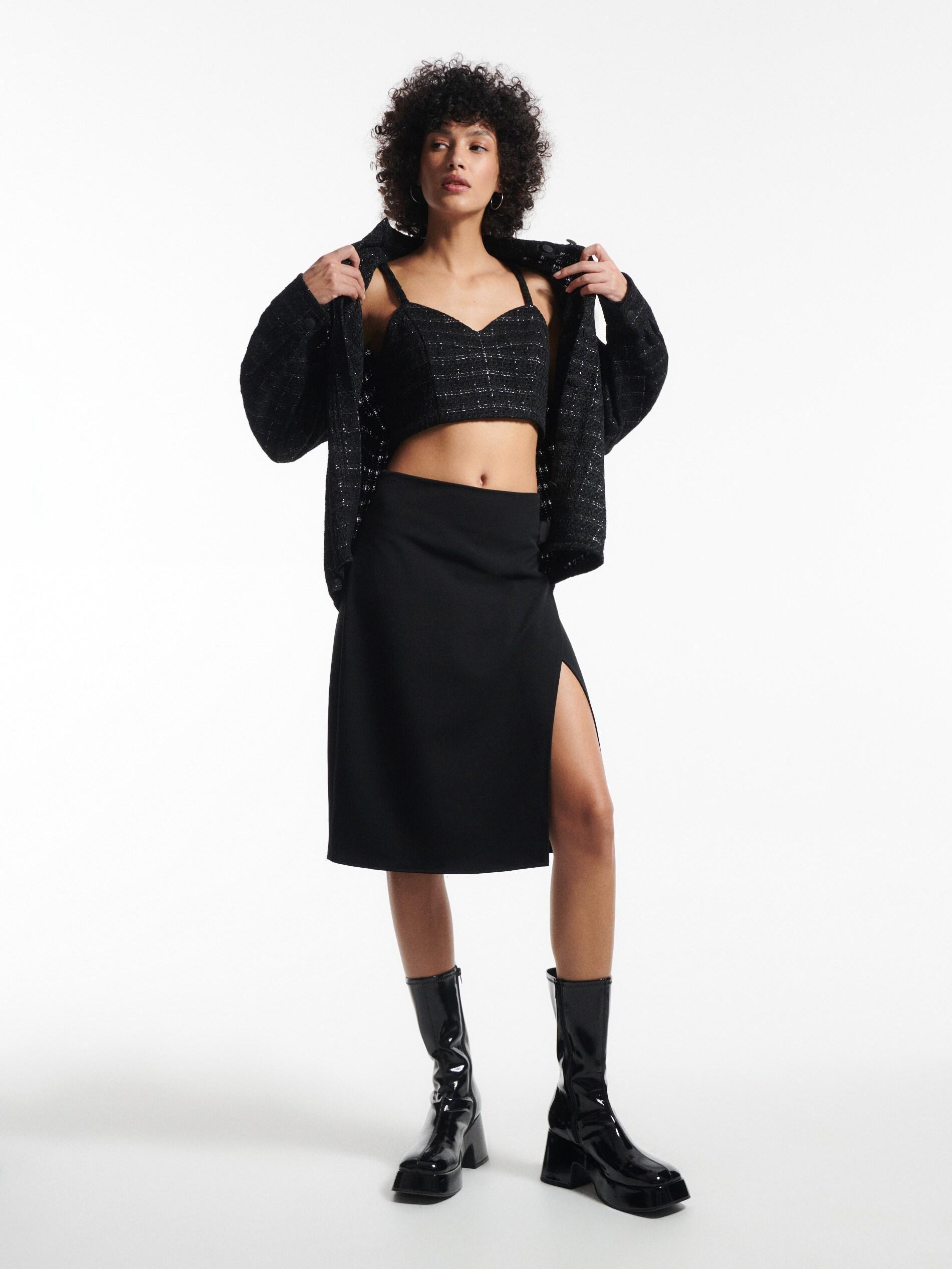 Black Corset Top, , large image number 1
