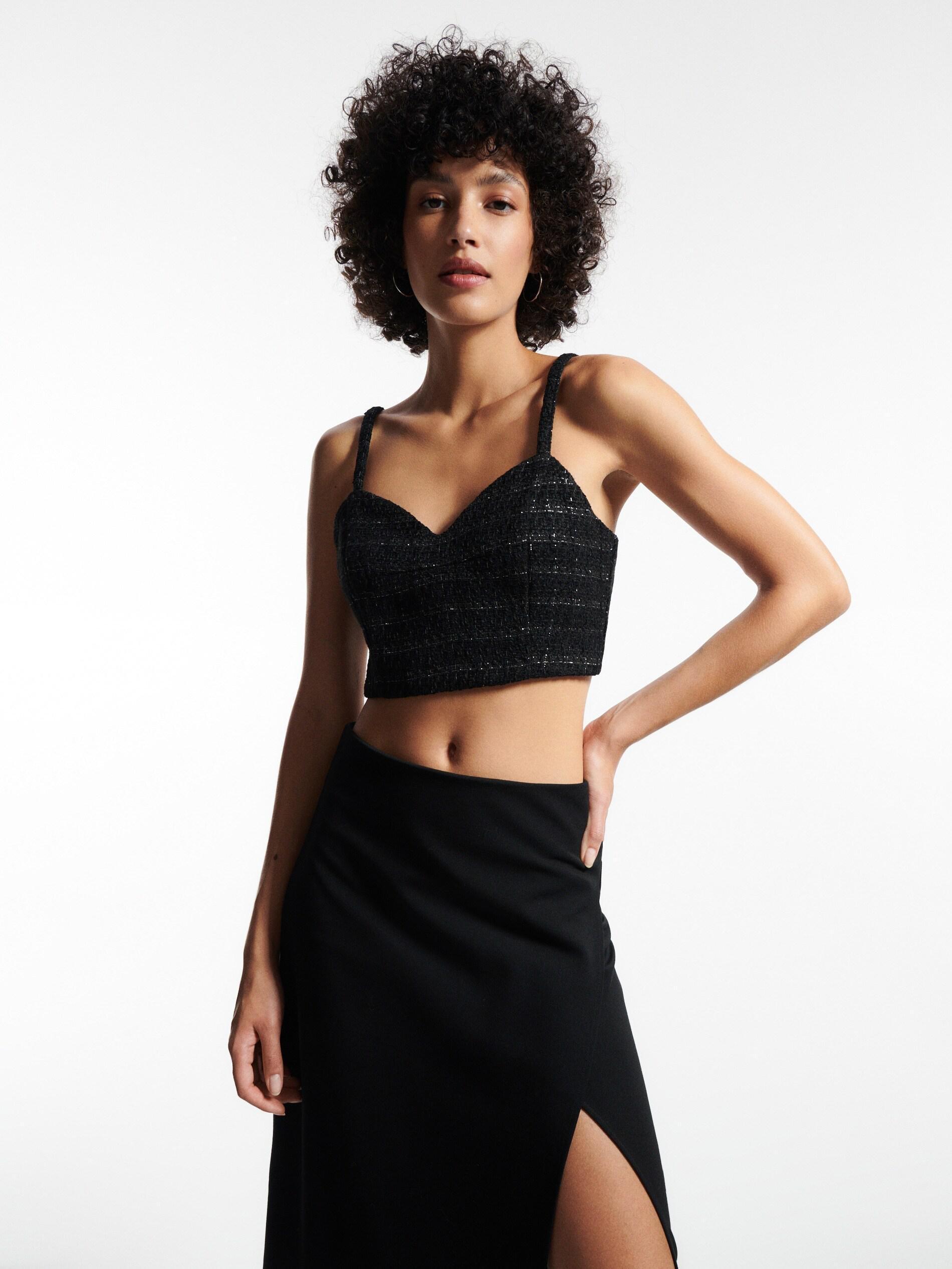 Black Corset Top, , large image number 2