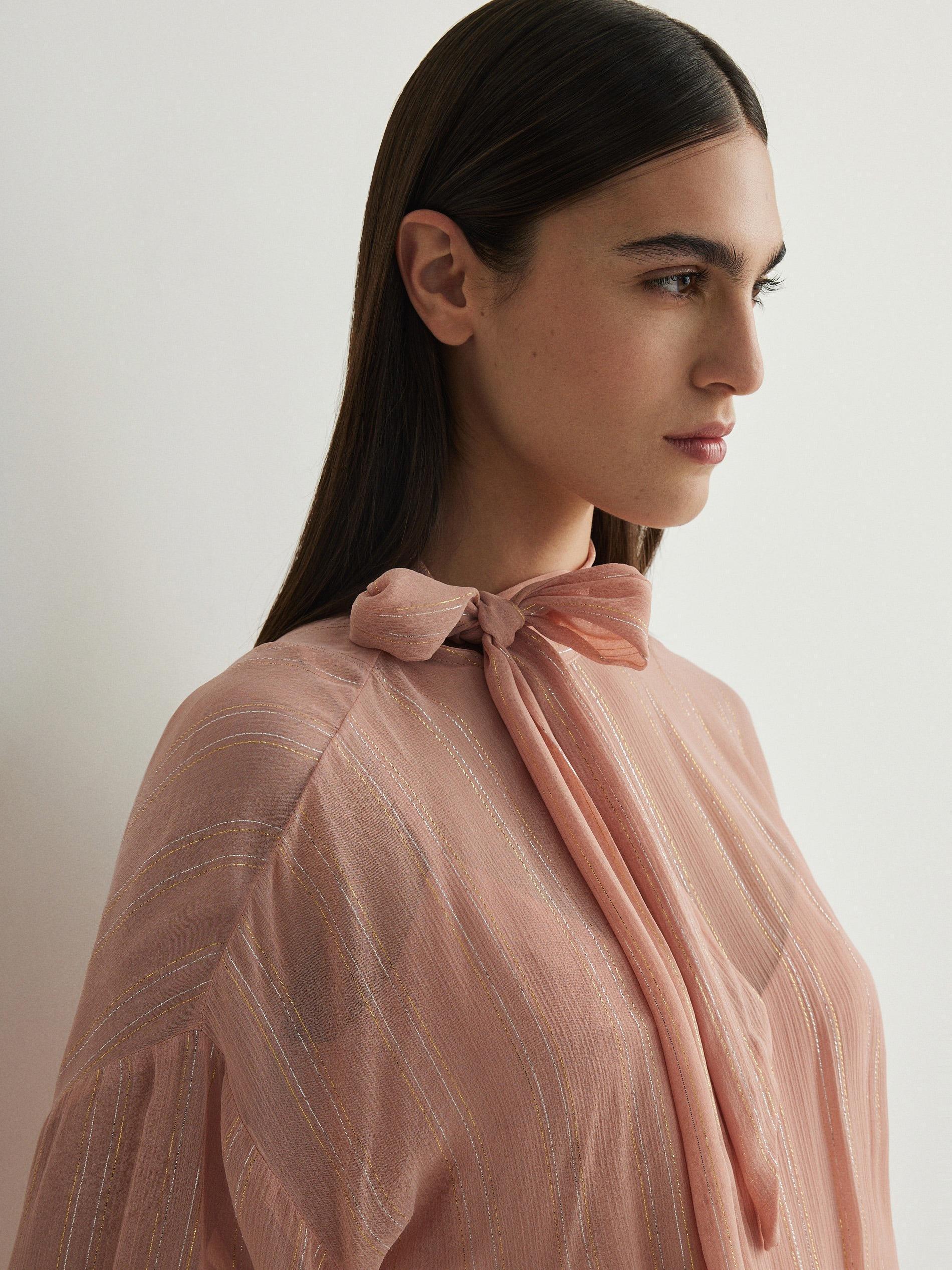 Pink Viscose Blouse, , large image number 2