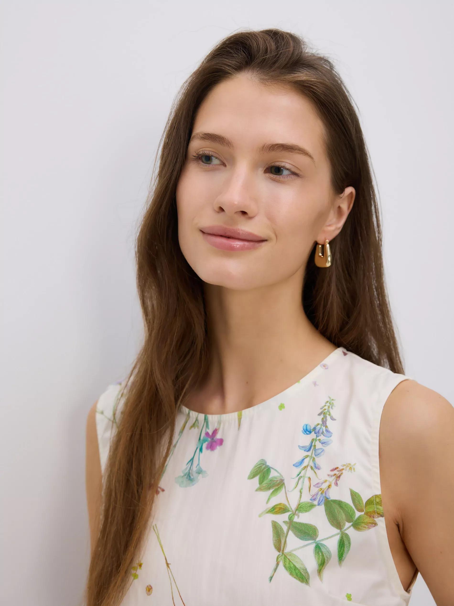 Multicolour Cotton Floral Top, Multicolor, large image number 3