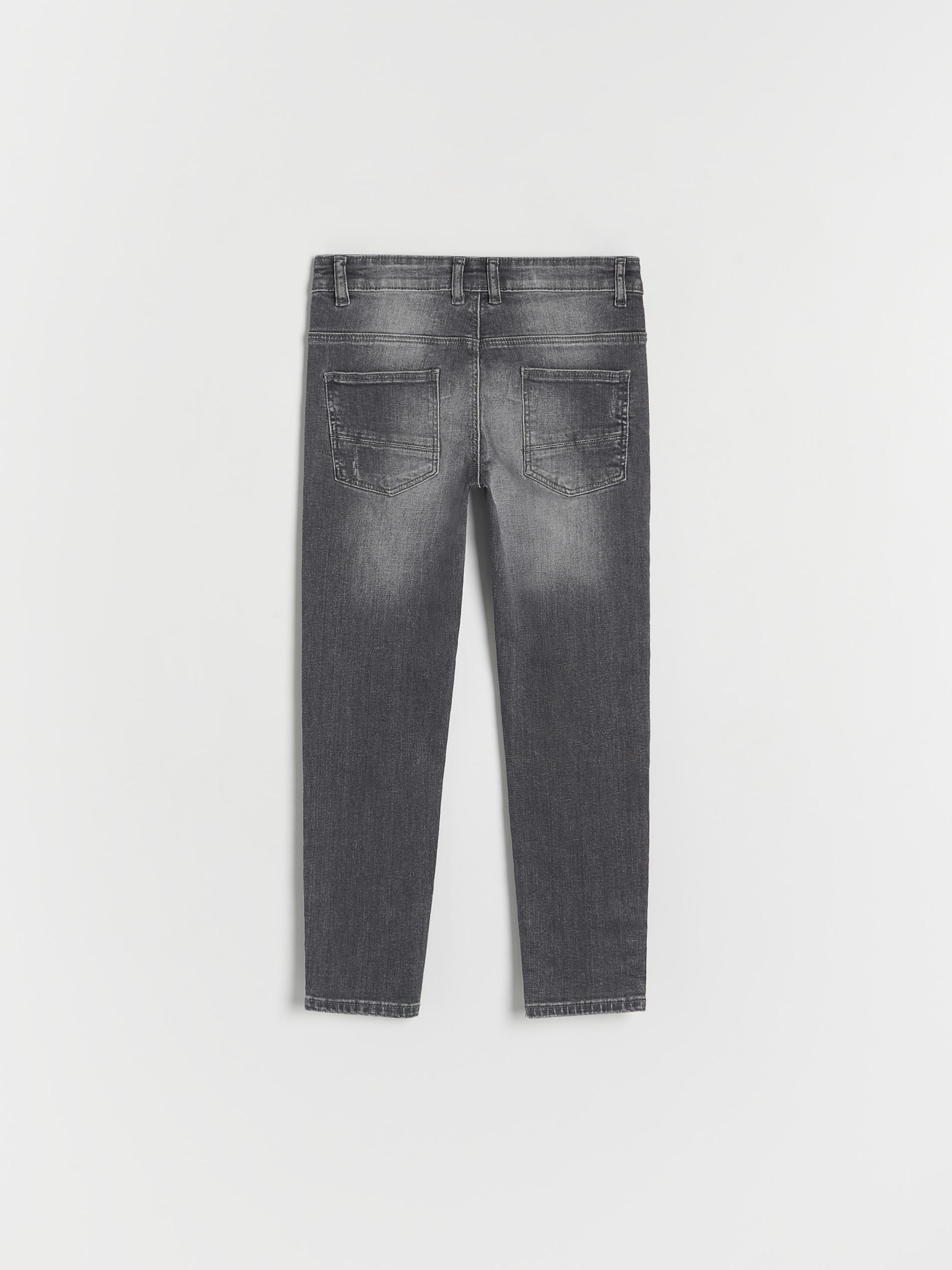 Grey Destroyed Skinny Jeans, Kids Boys, , large image number 2
