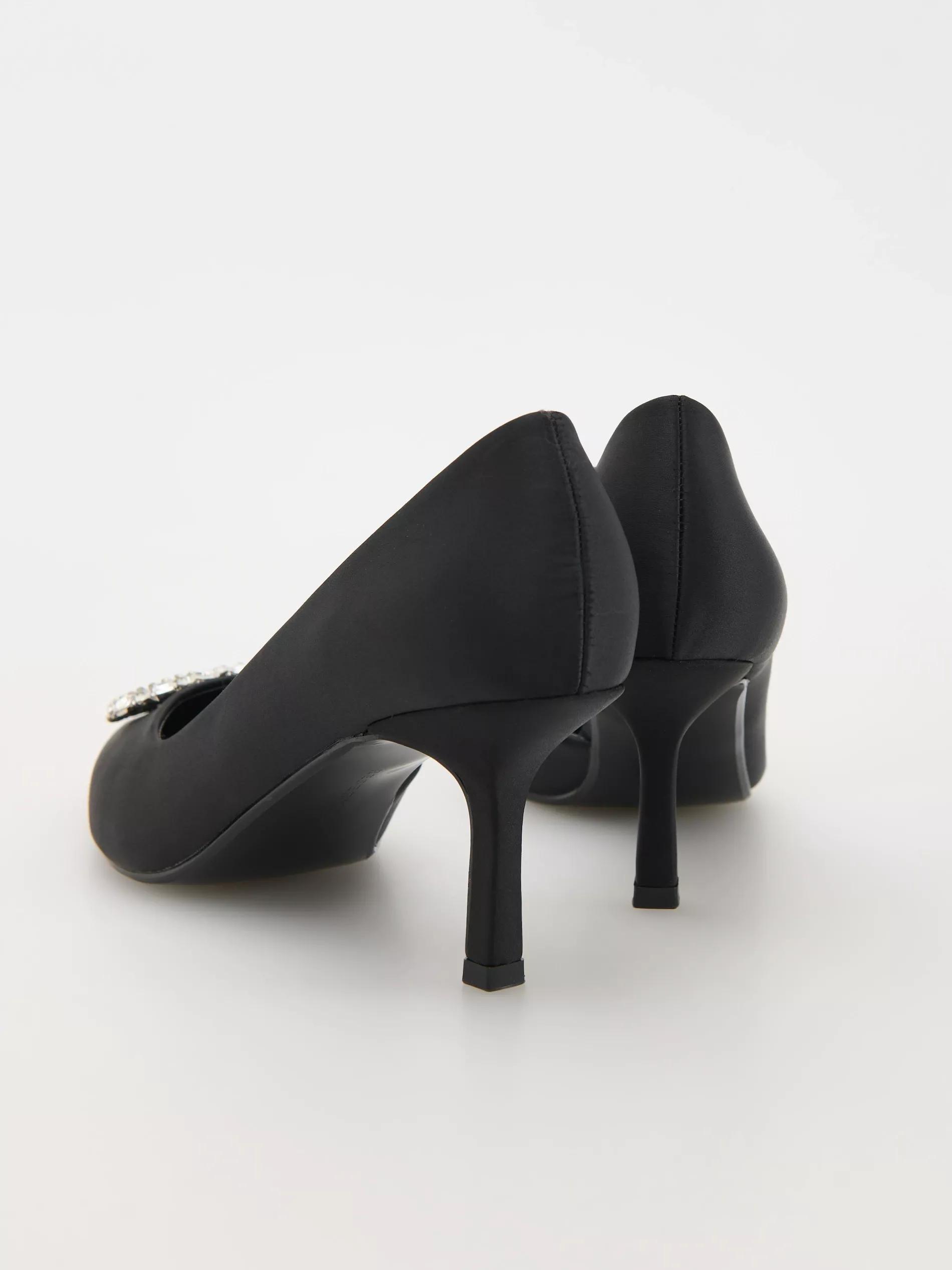 Black Pumps With Decorative Detail, Black, large image number 3