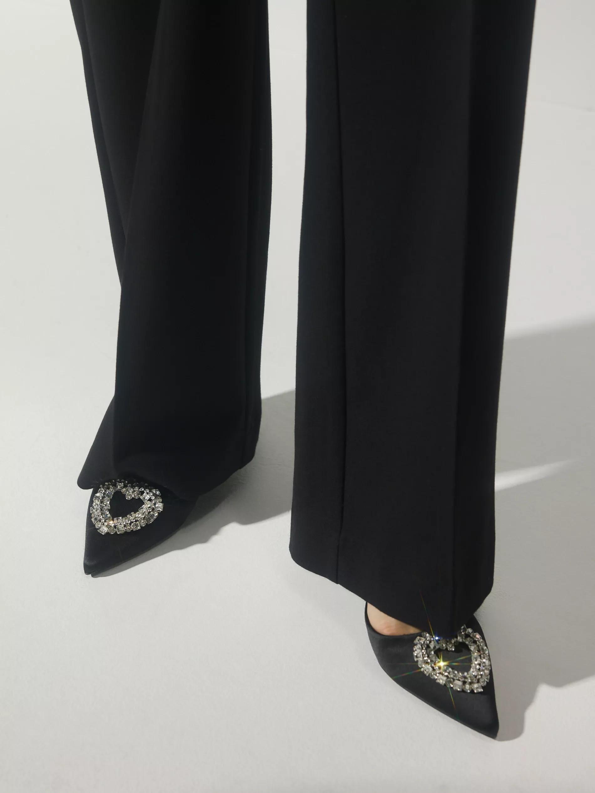 Black Pumps With Decorative Detail, Black, large image number 5