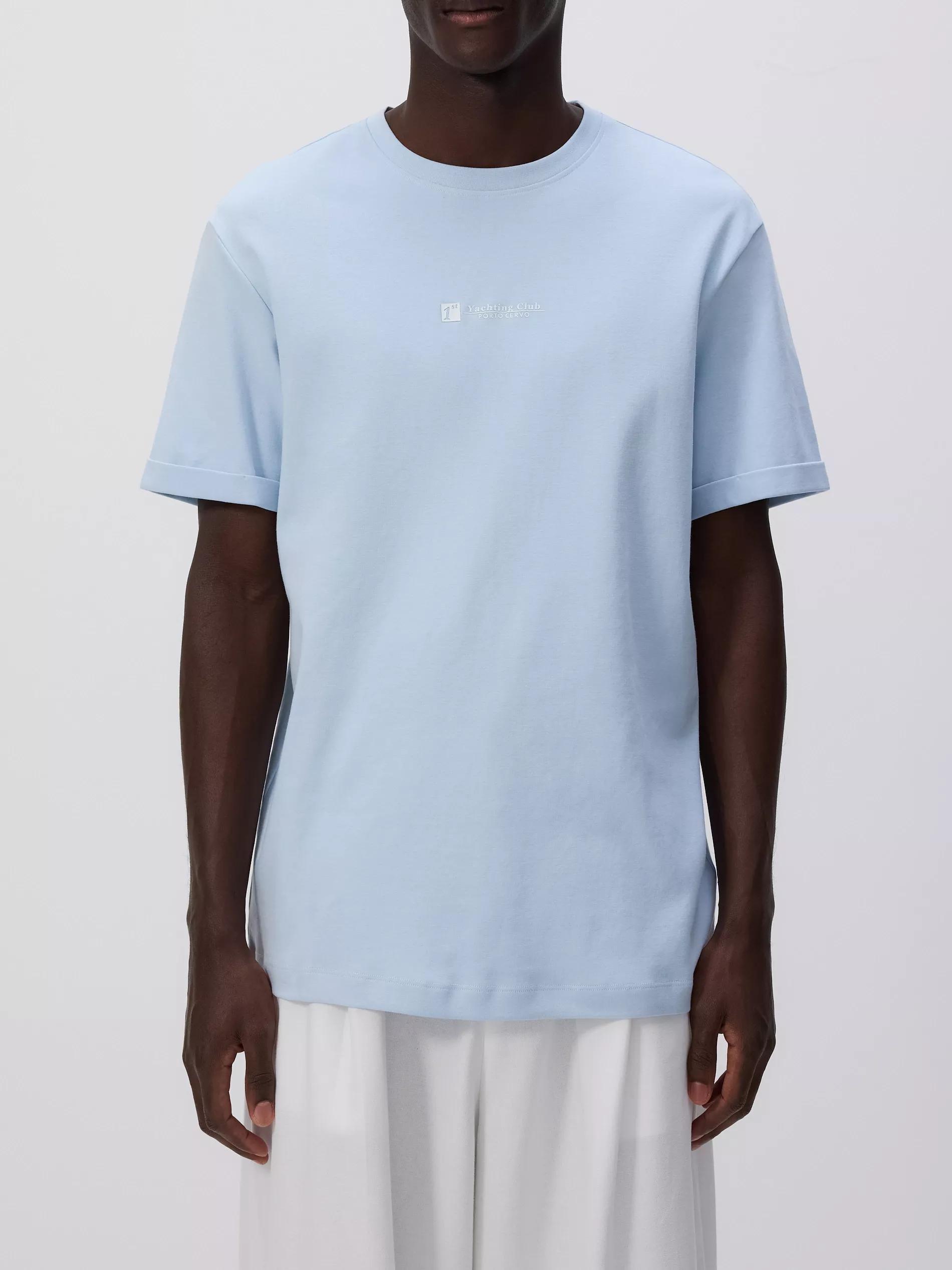 Blue Regular T-Shirt With Print, , large image number 1