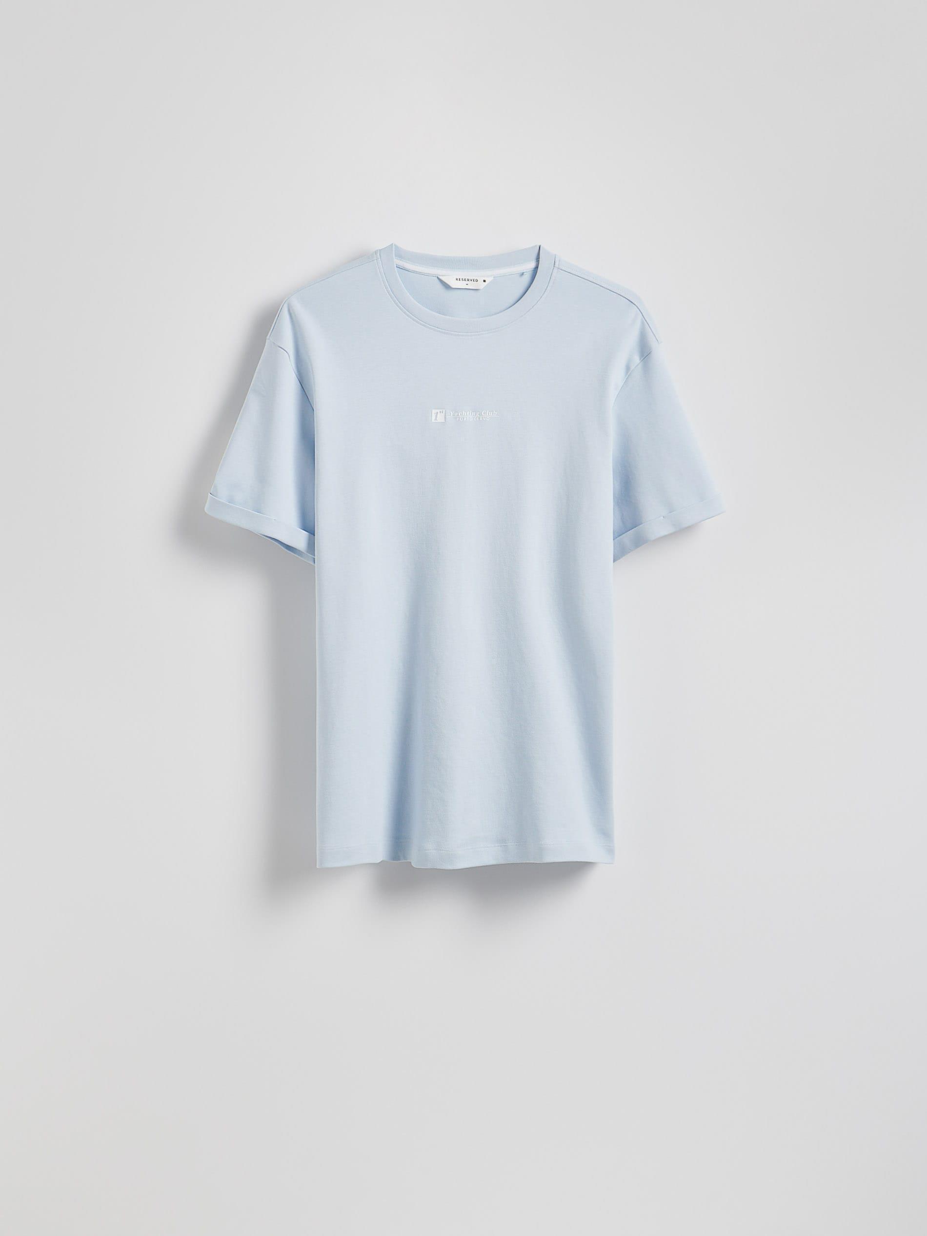 Blue Regular T-Shirt With Print, , large image number 4