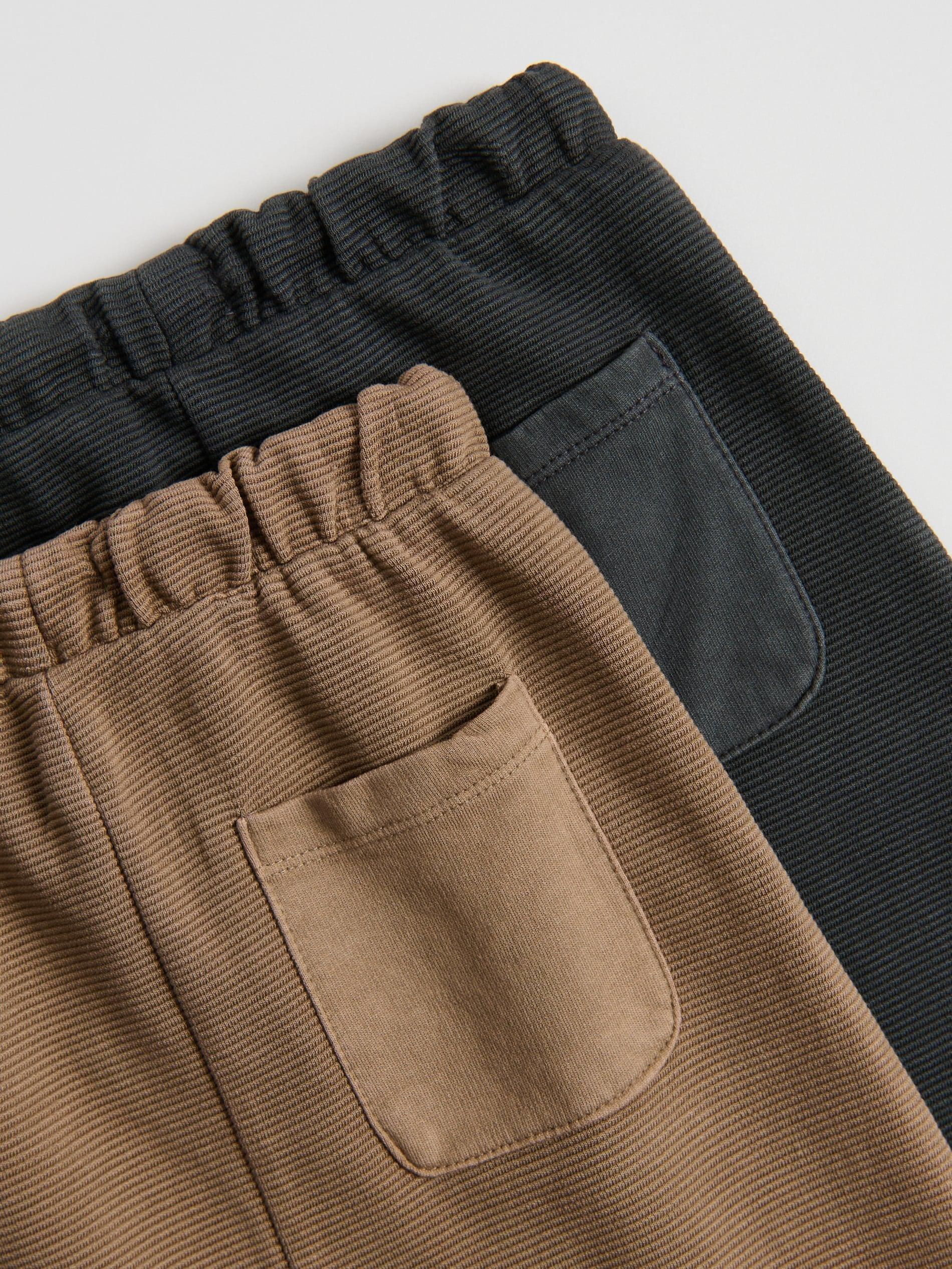 Brown Regular Trousers, Brown, large image number 1