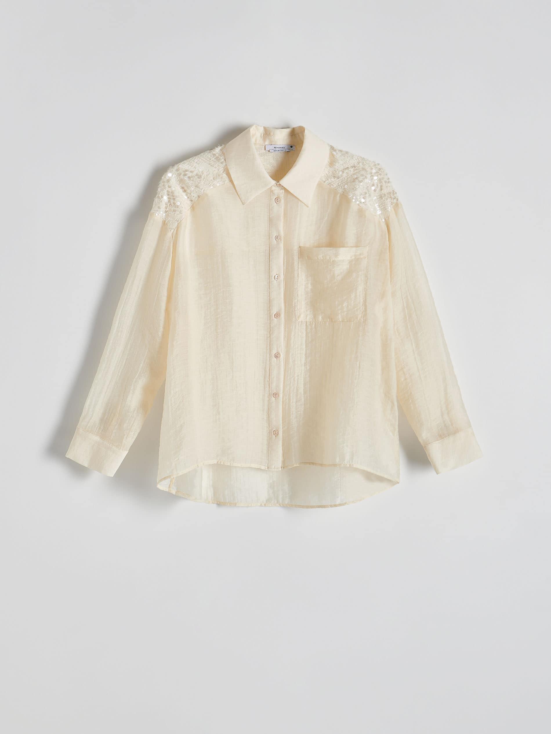 Reserved - Cream Classic Collar Shirt