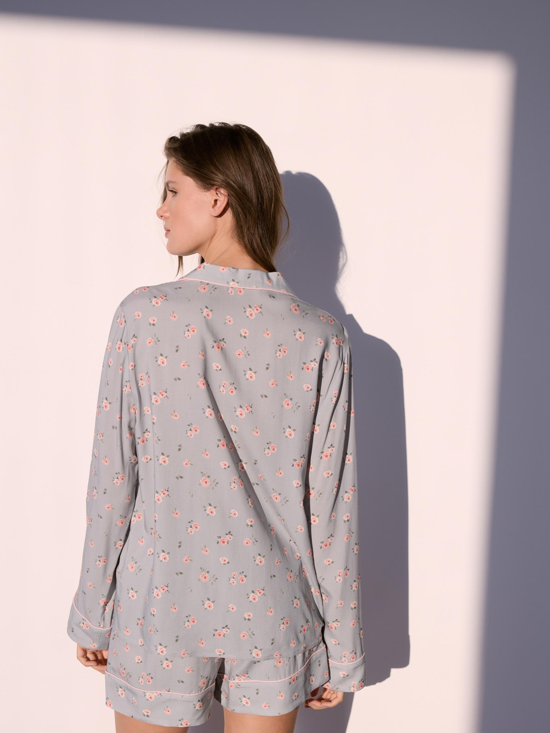 LADIES` PYJAM A PALE GREEN, Green, medium