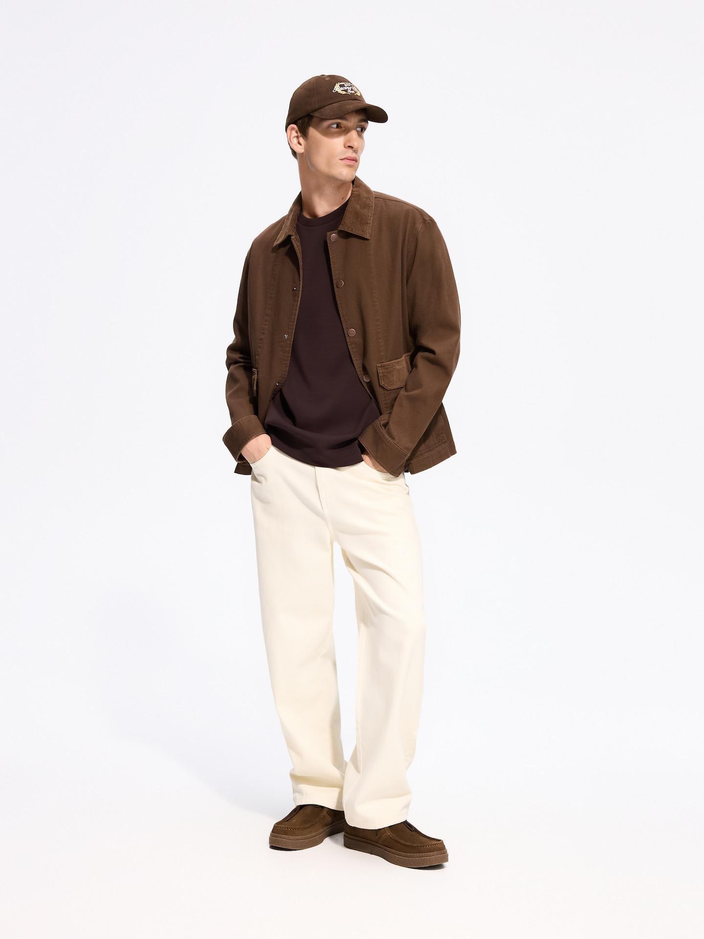 Brown Baseball Cap With Embroidery, Brown, medium