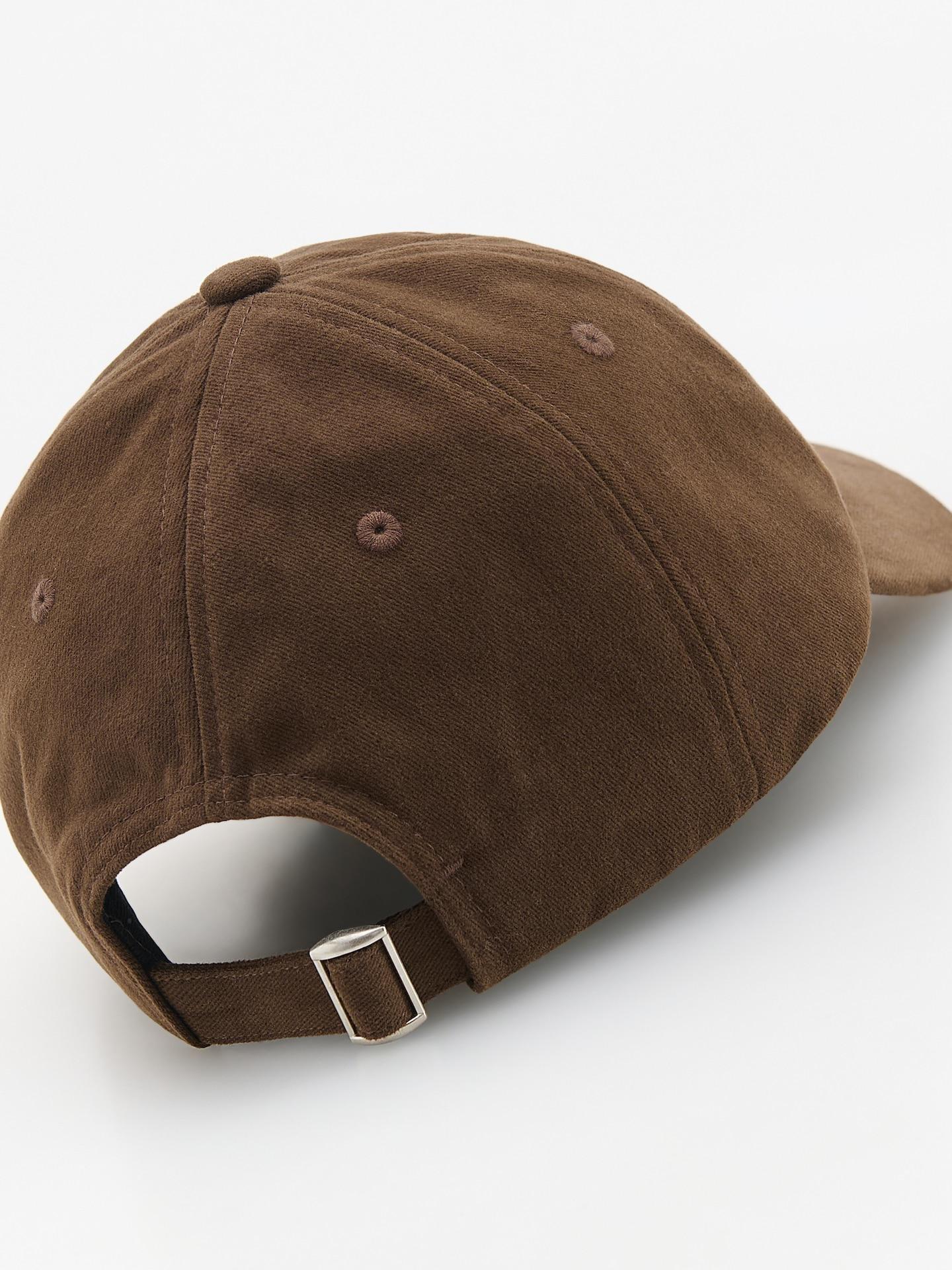 Brown Baseball Cap With Embroidery, Brown, large image number 4