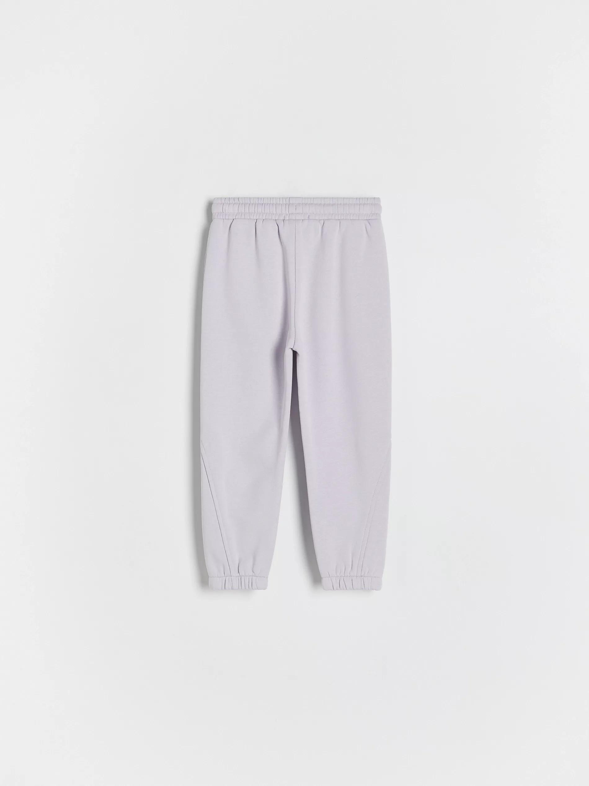 Purple Elastic Waist Joggers, kids girls, , large image number 9