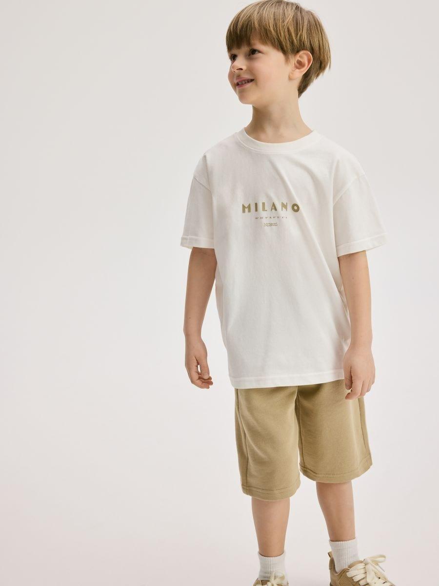 Cream High Cotton Content Suit, , large image number 1
