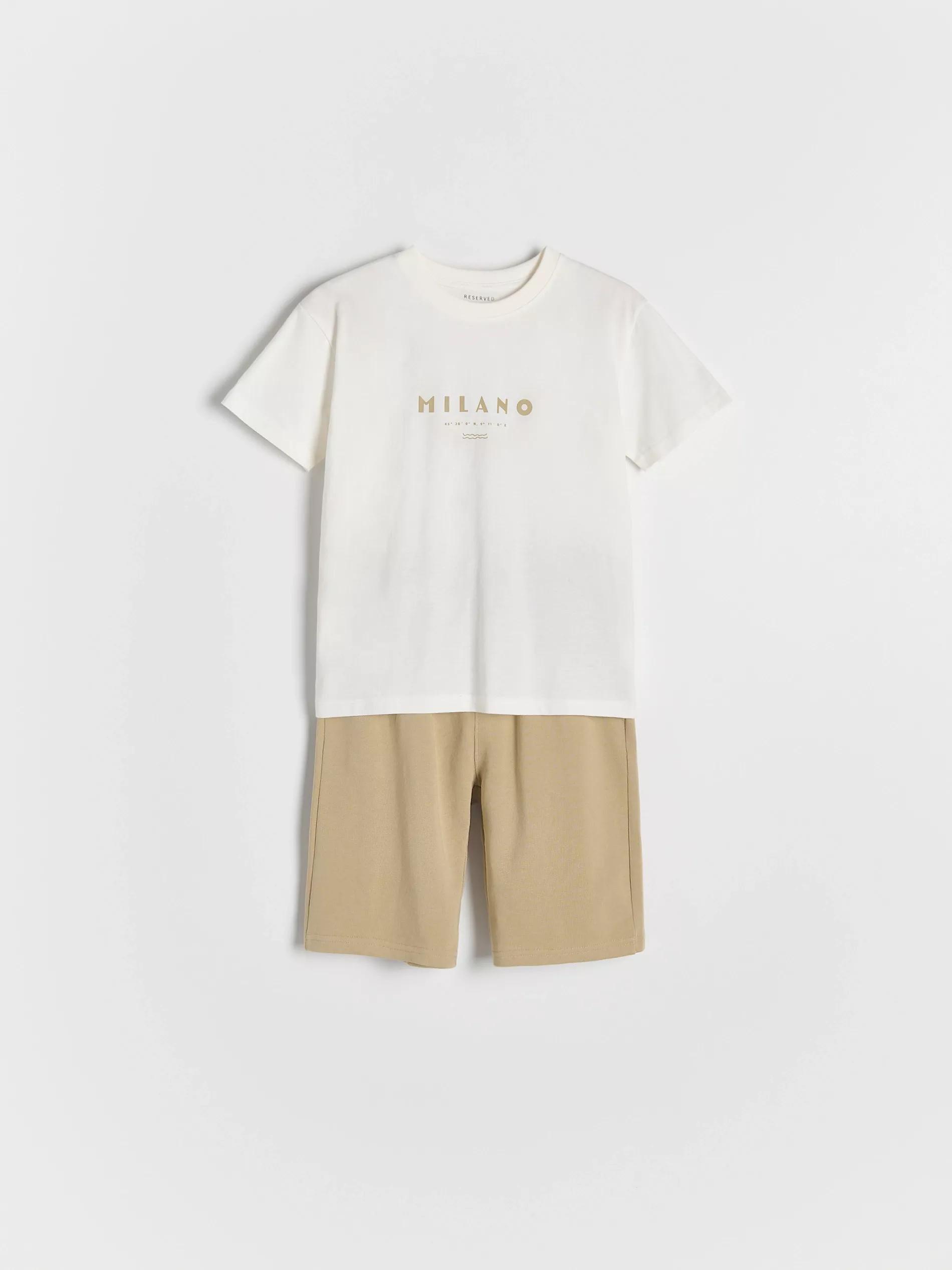 Cream High Cotton Content Suit, , large image number 1