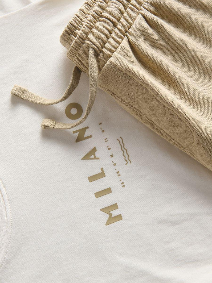 Cream High Cotton Content Suit, , large image number 2