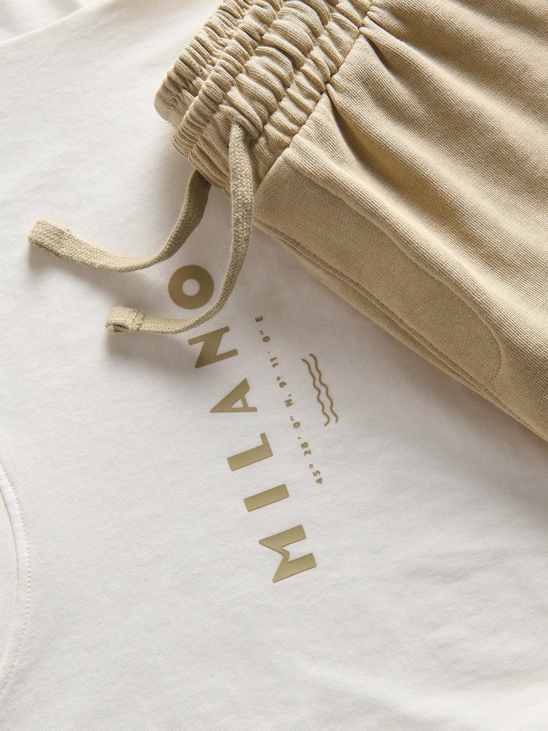 Cream High Cotton Content Suit, , large image number 2