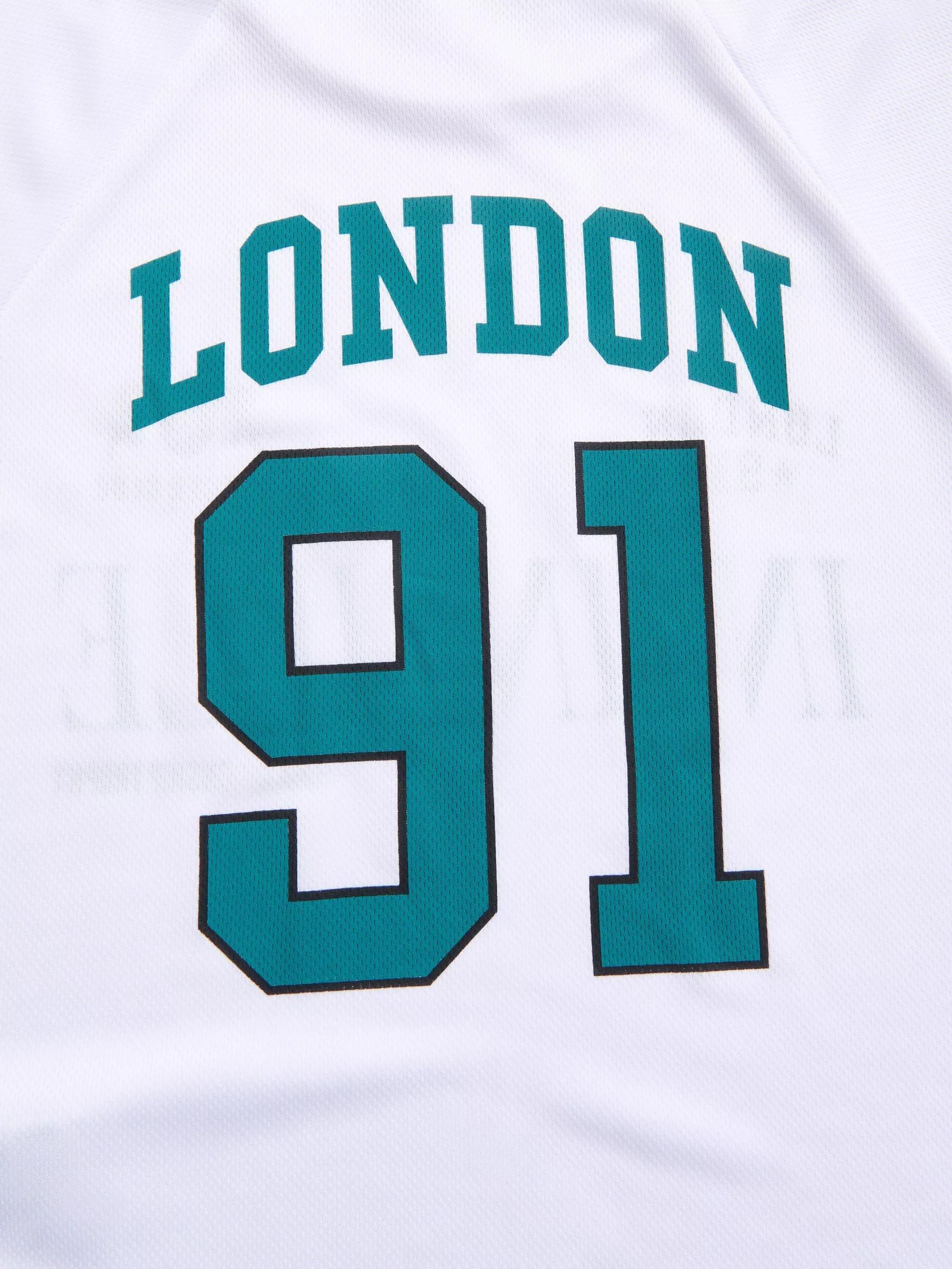 White Quick-Dry Printed T-Shirt, , large image number 2